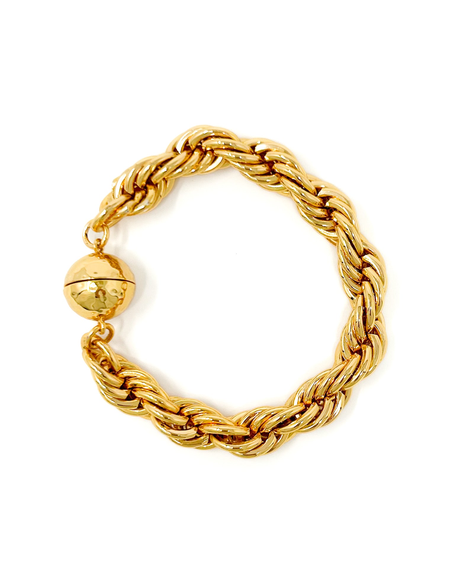 Gold Rope Chain Bracelet