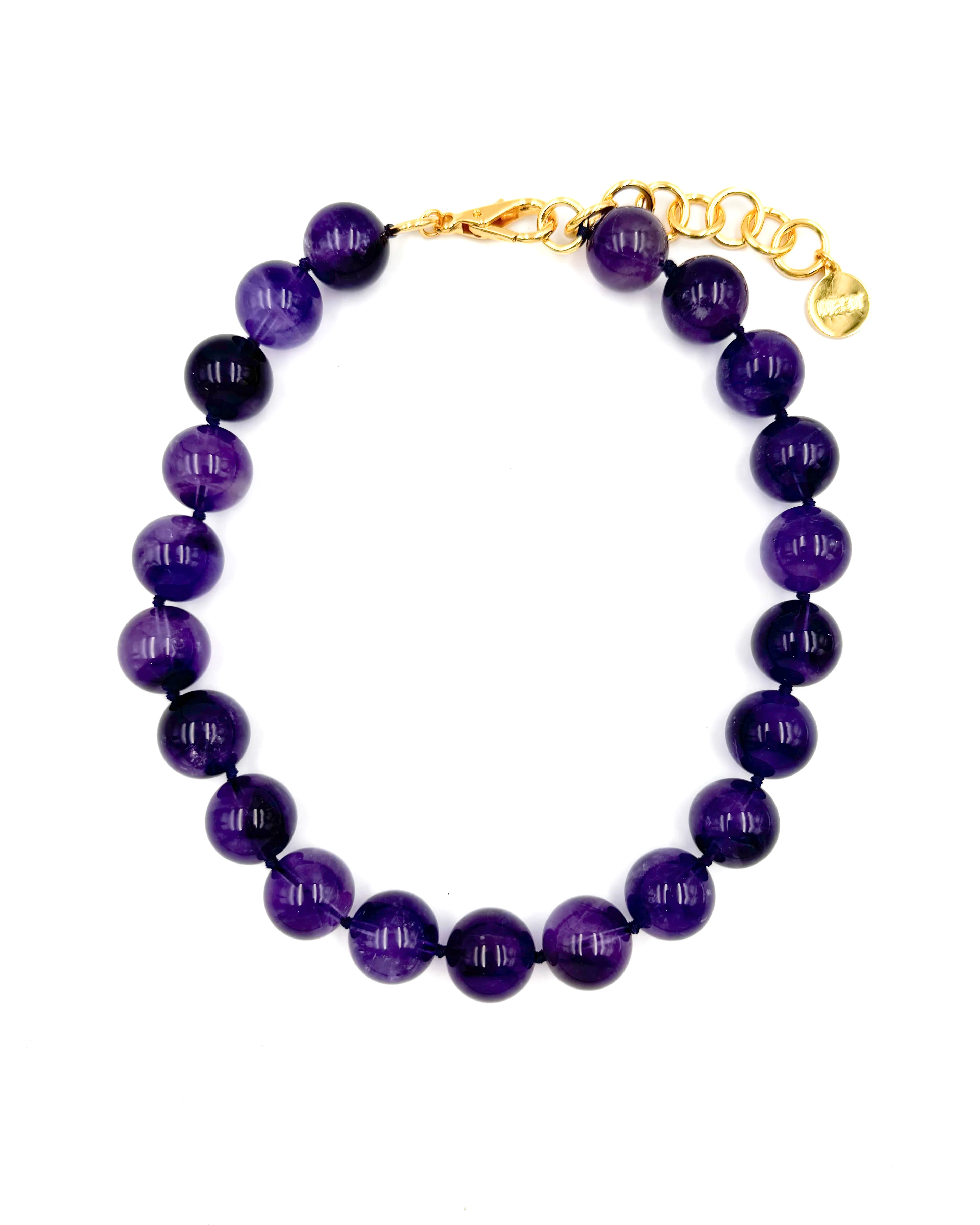 Amethyst Statement Strand Necklace