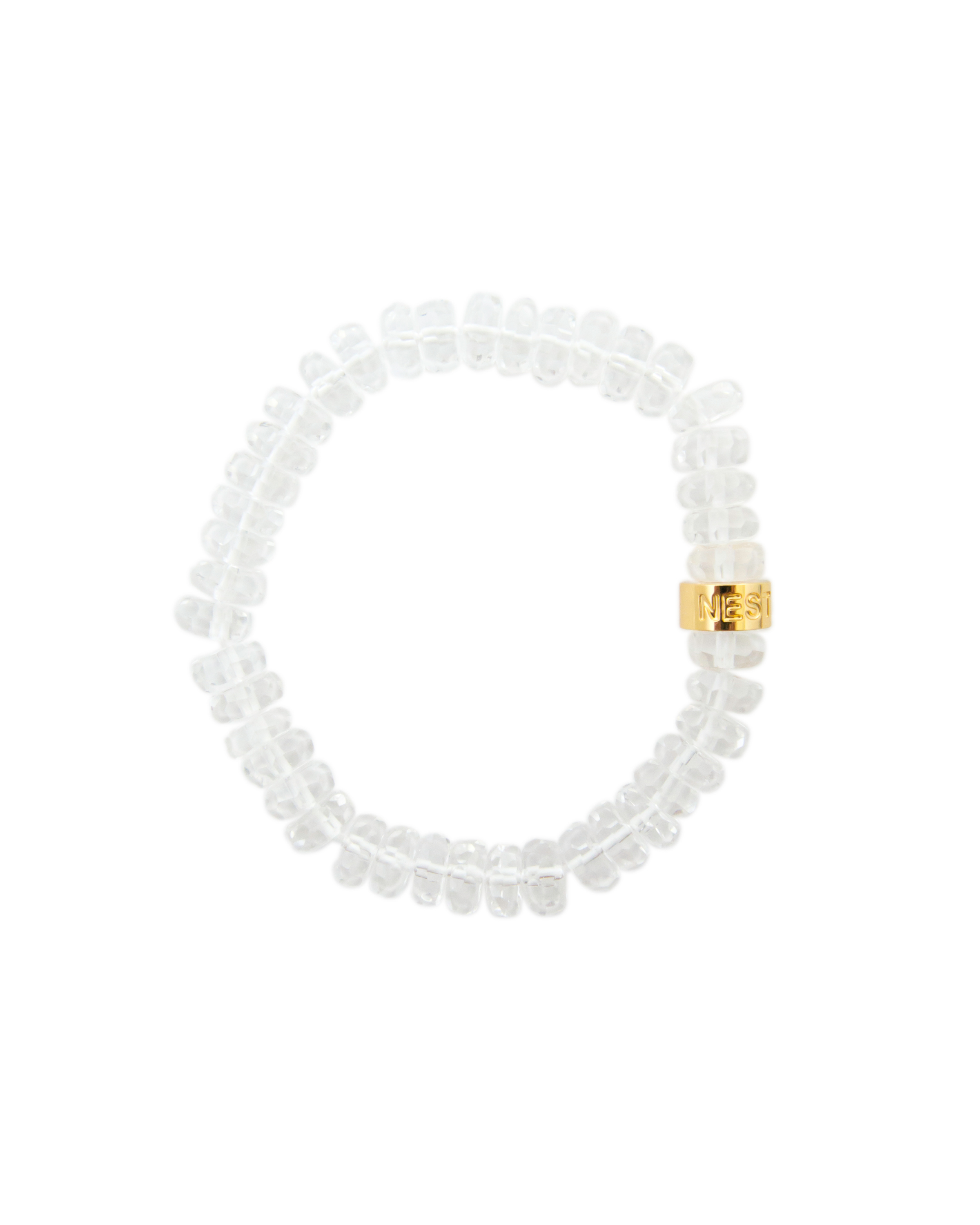 Crystal Rondelle Stretch Bracelet