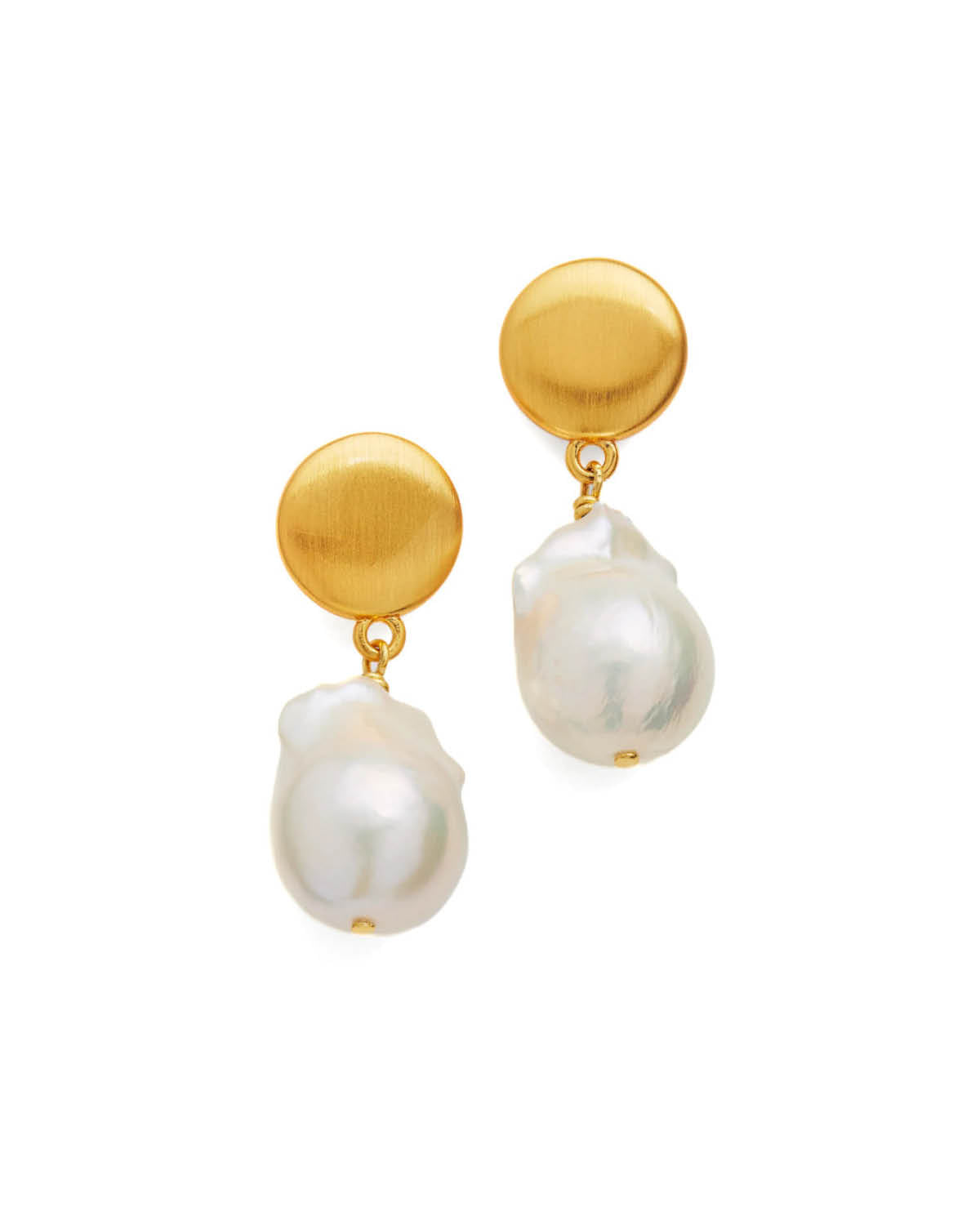 Baroque Pearl Drop Earrings