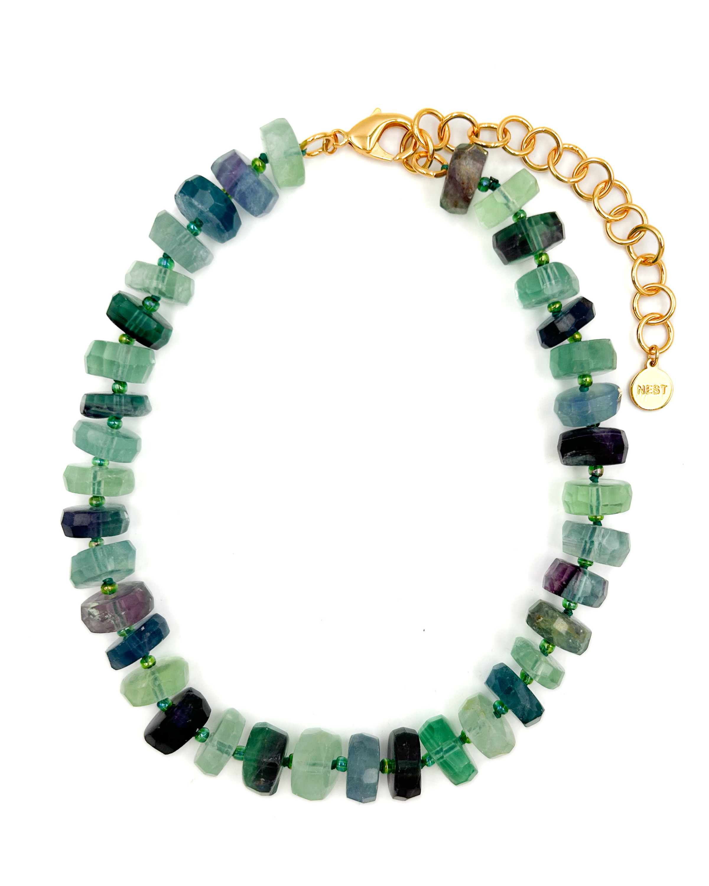 Fluorite Strand Necklace