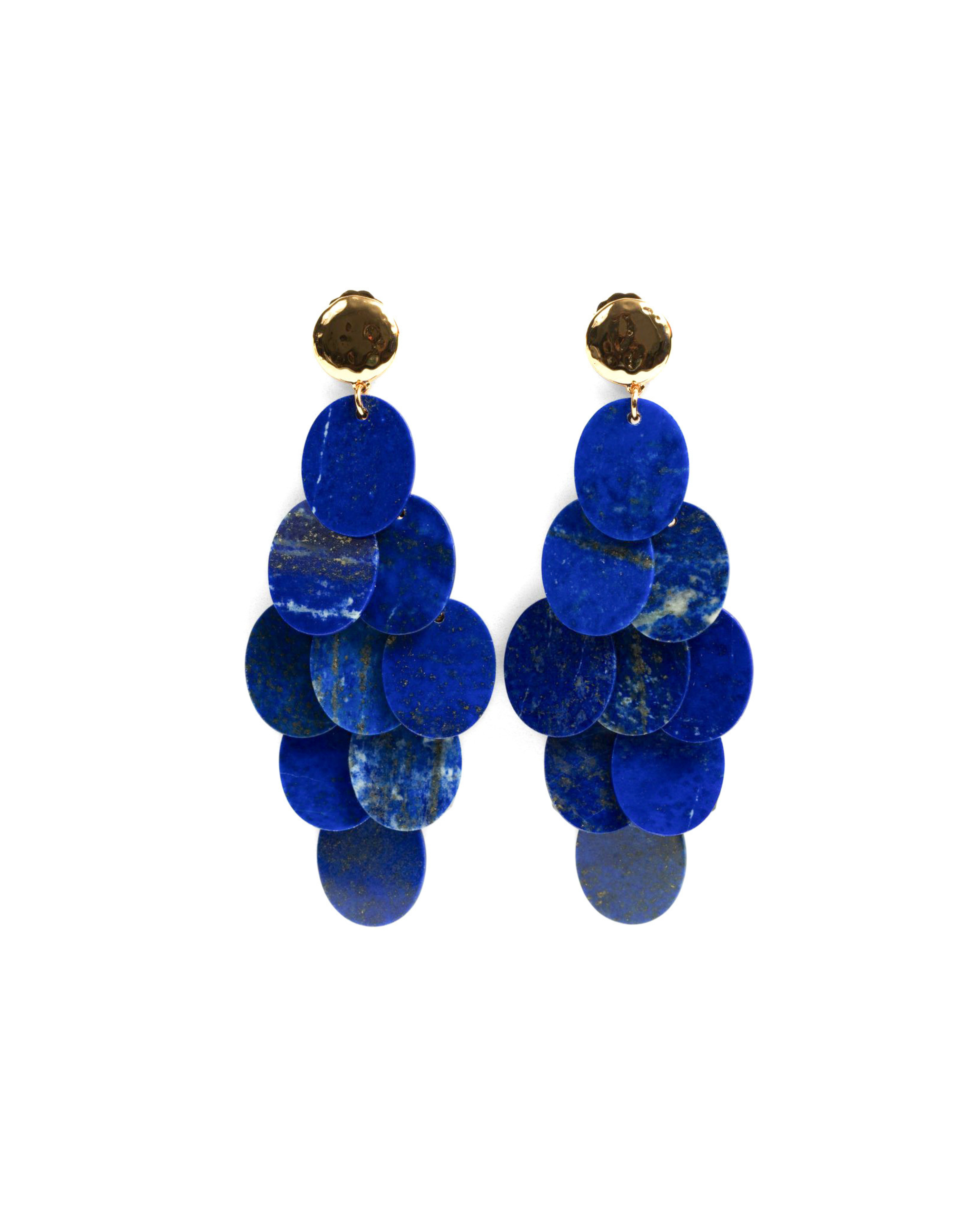 Lapis Chandlier Earrings