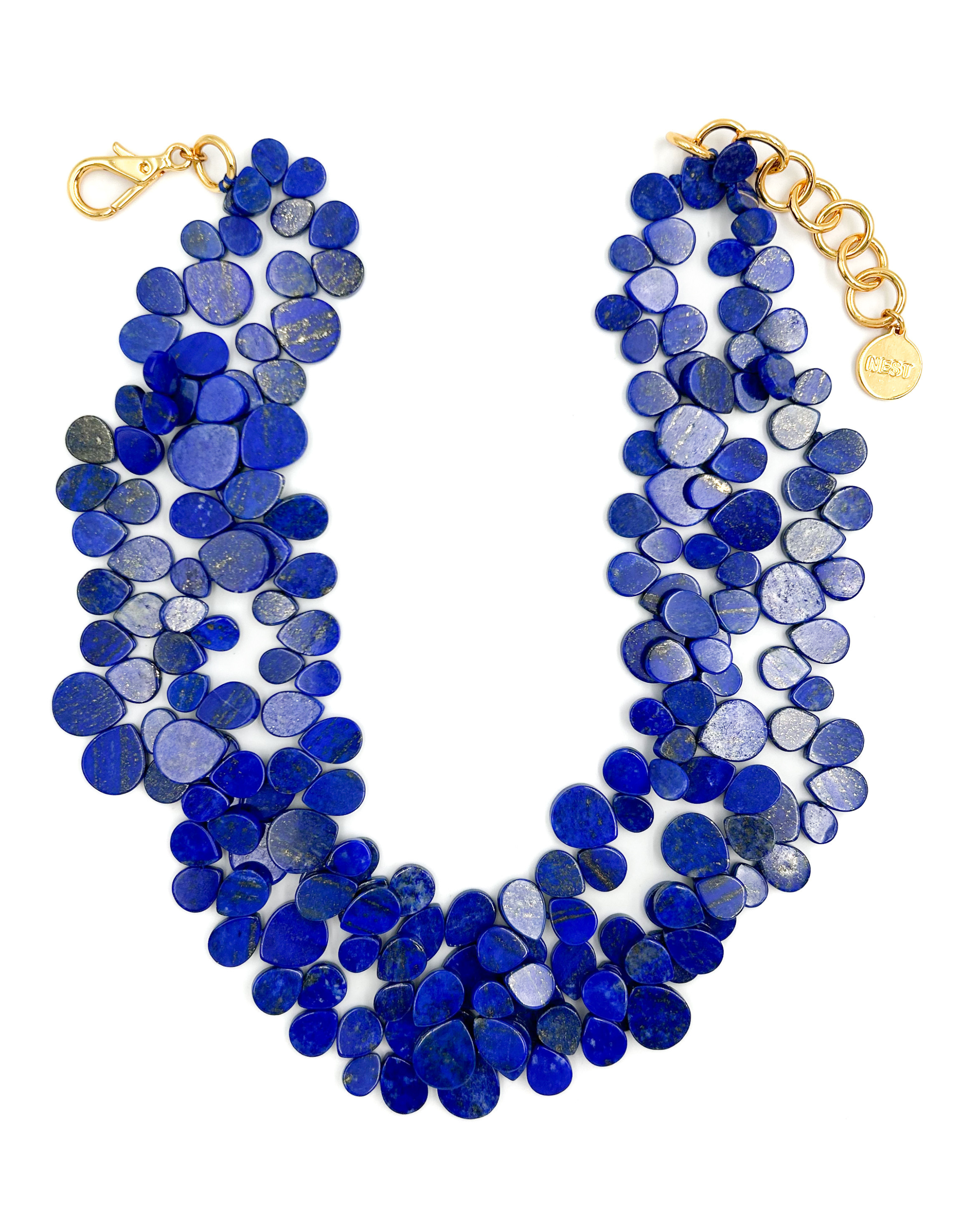 Lapis Cluster Necklace