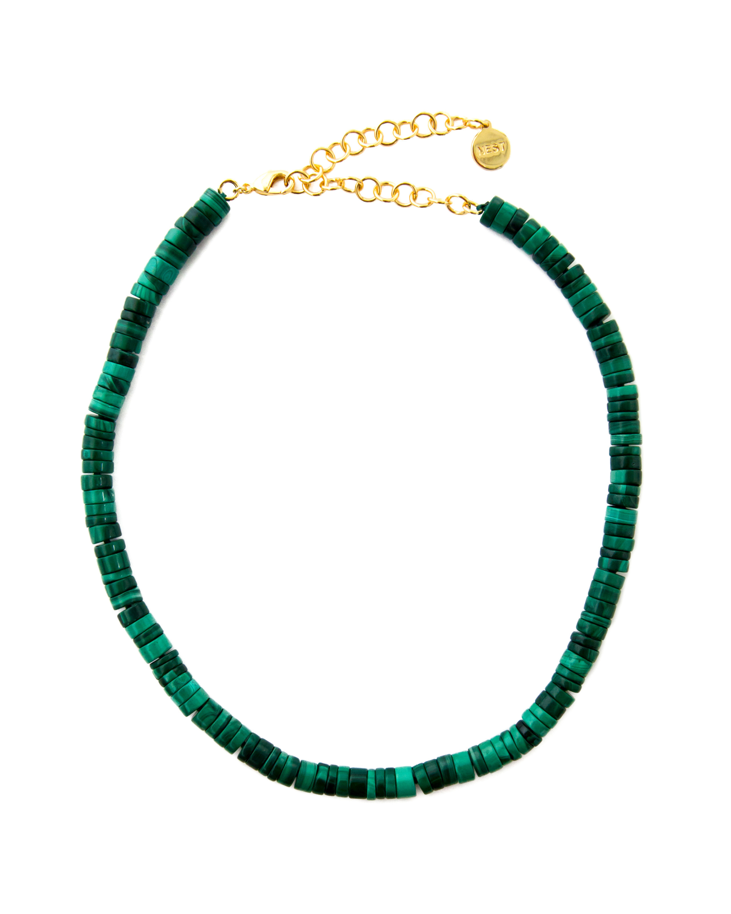 Malachite Heishi Necklace