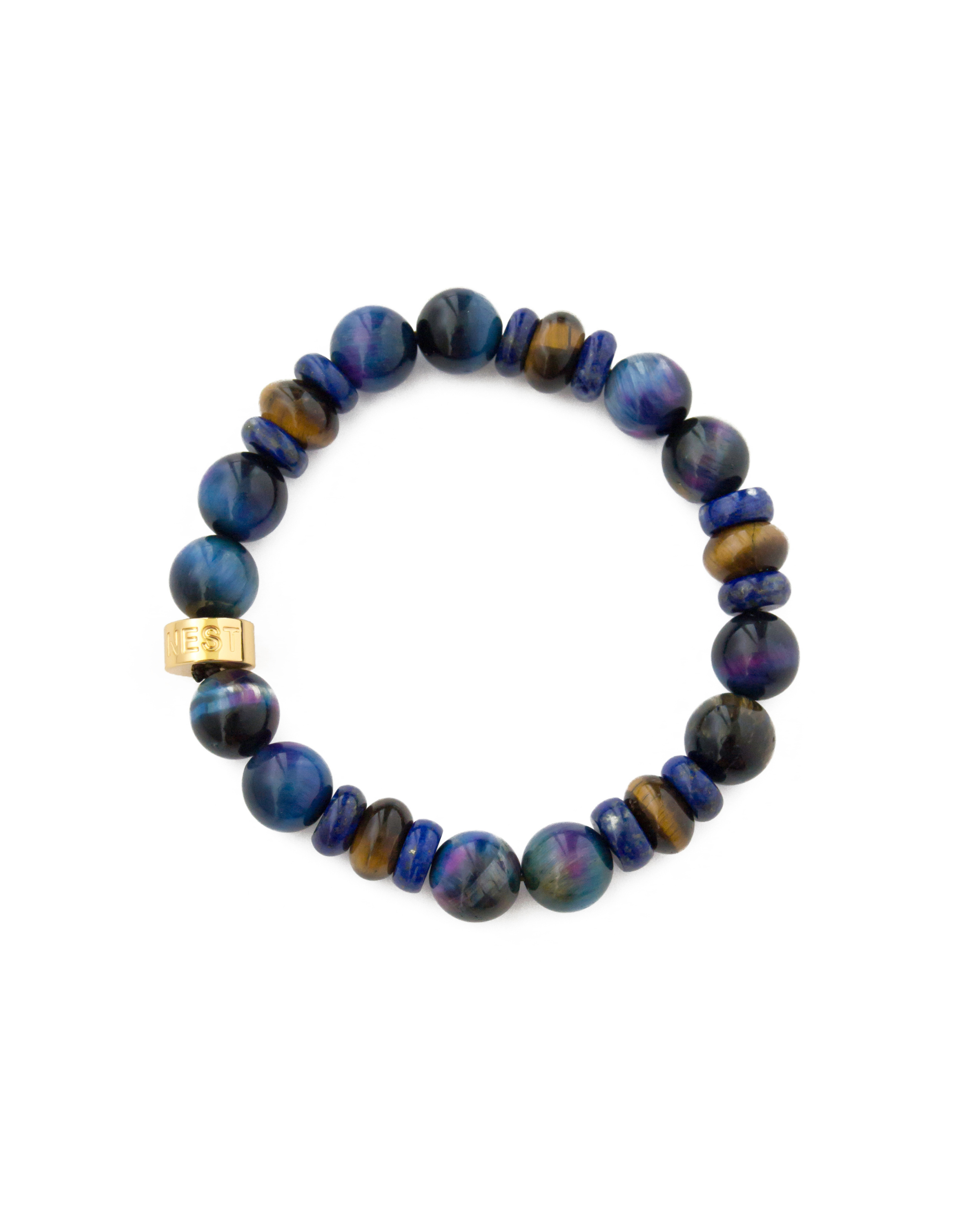 Multicolored Tigers Eye Stretch Bracelet