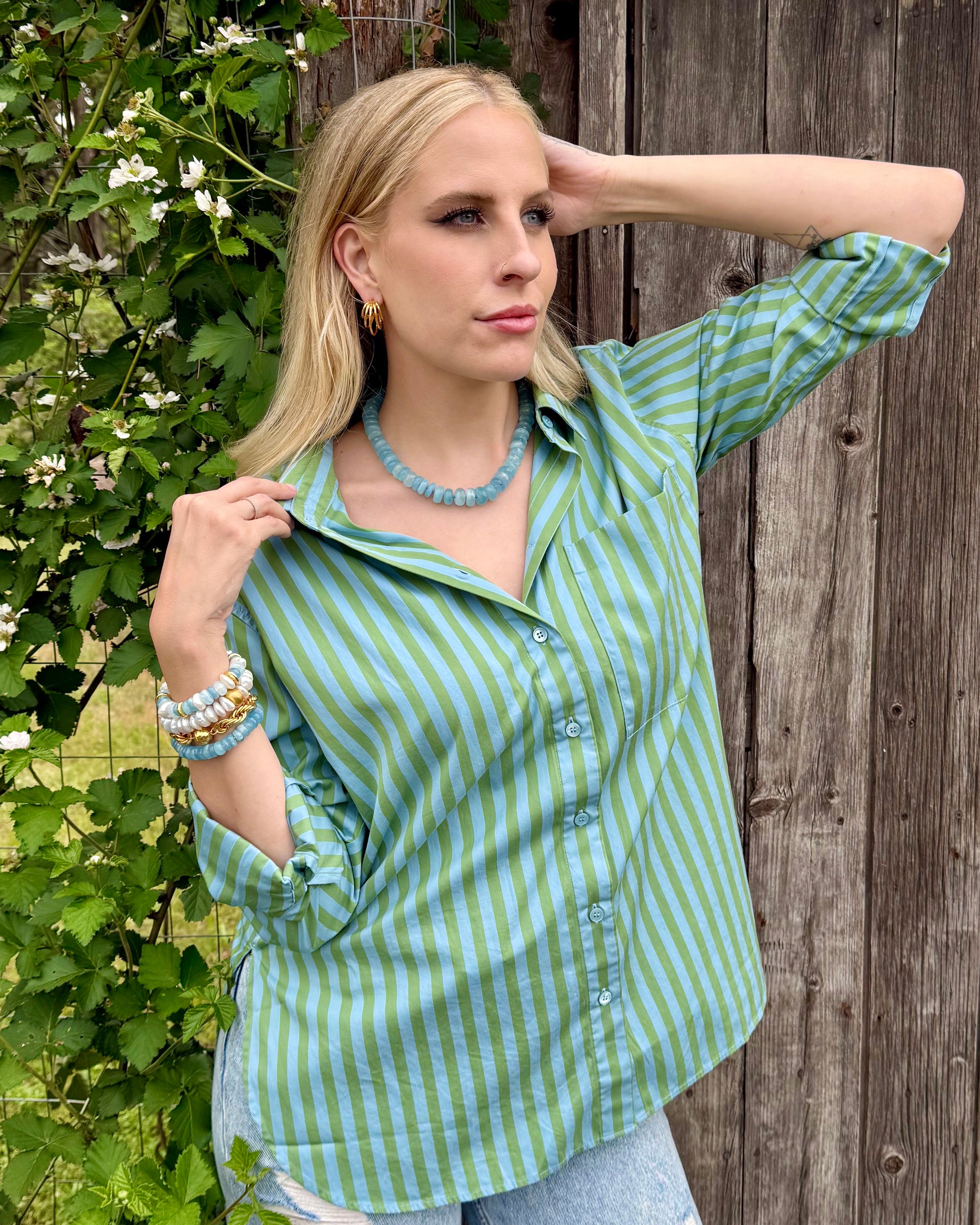 Aquamarine Strand Necklace