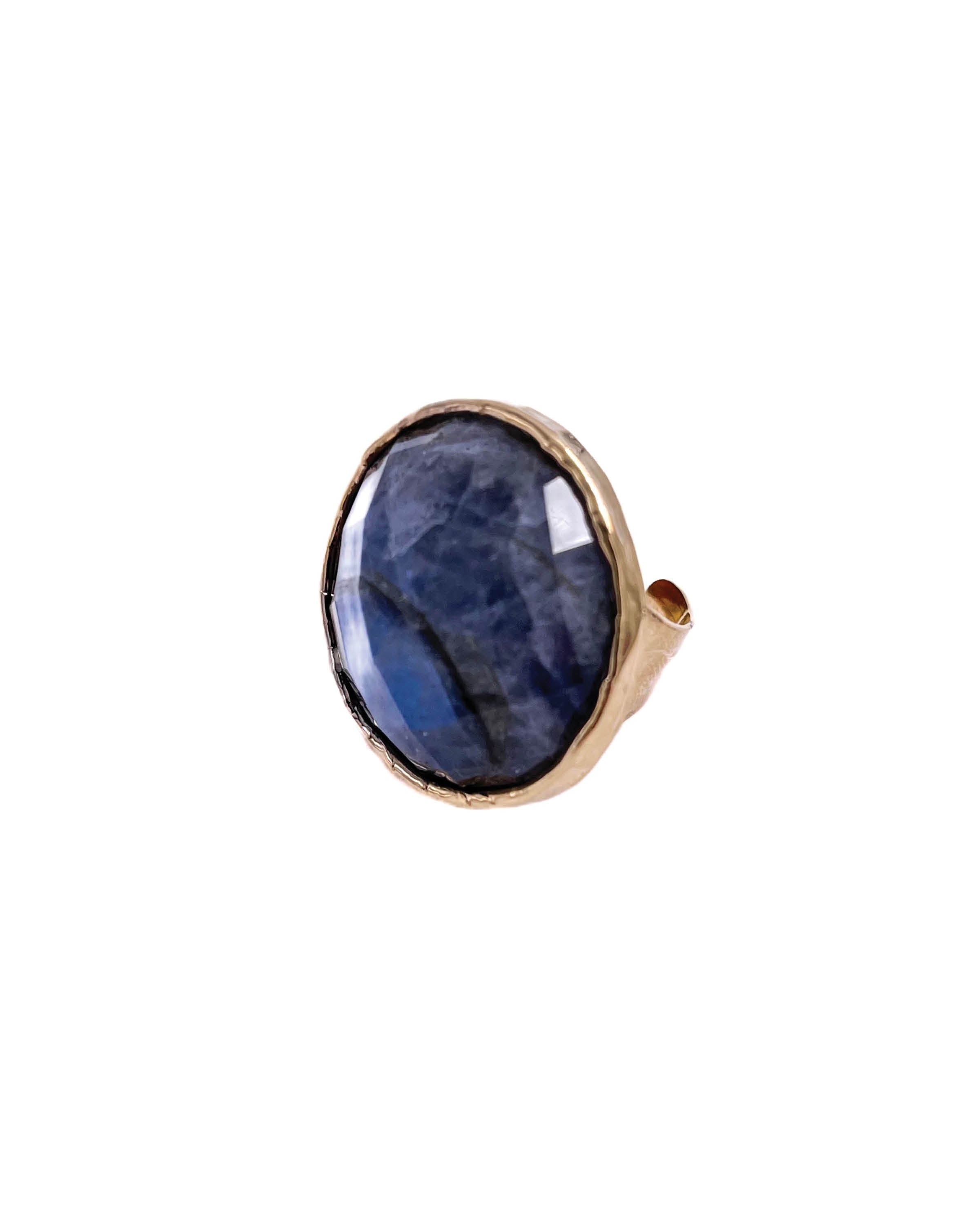 Labradorite adjustable Statement Ring