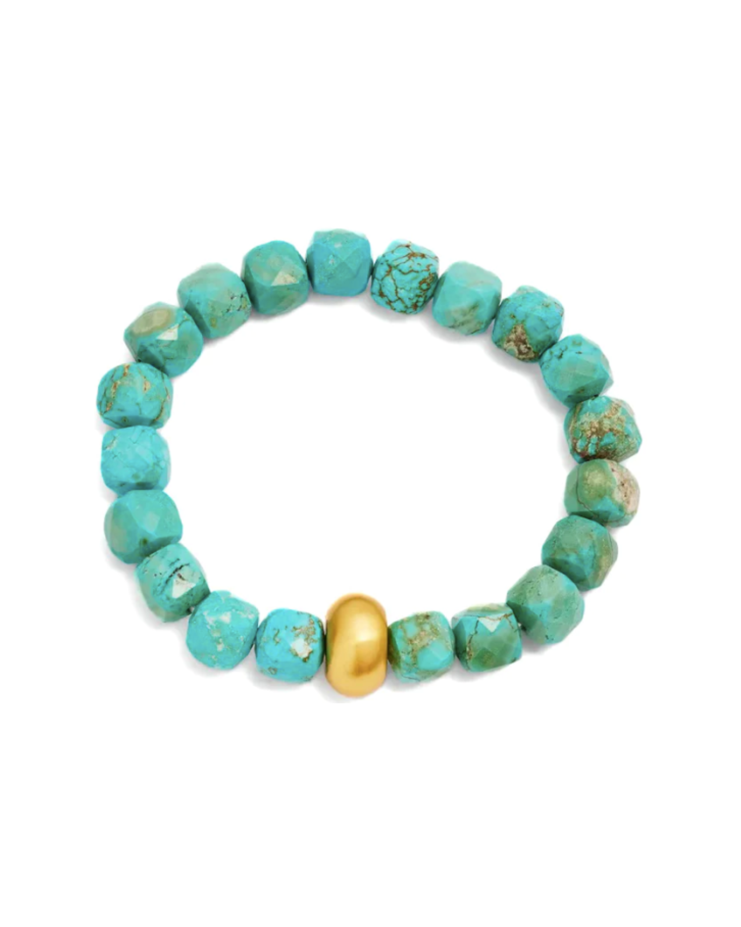 Turquoise Magnesite Stretch Bracelet