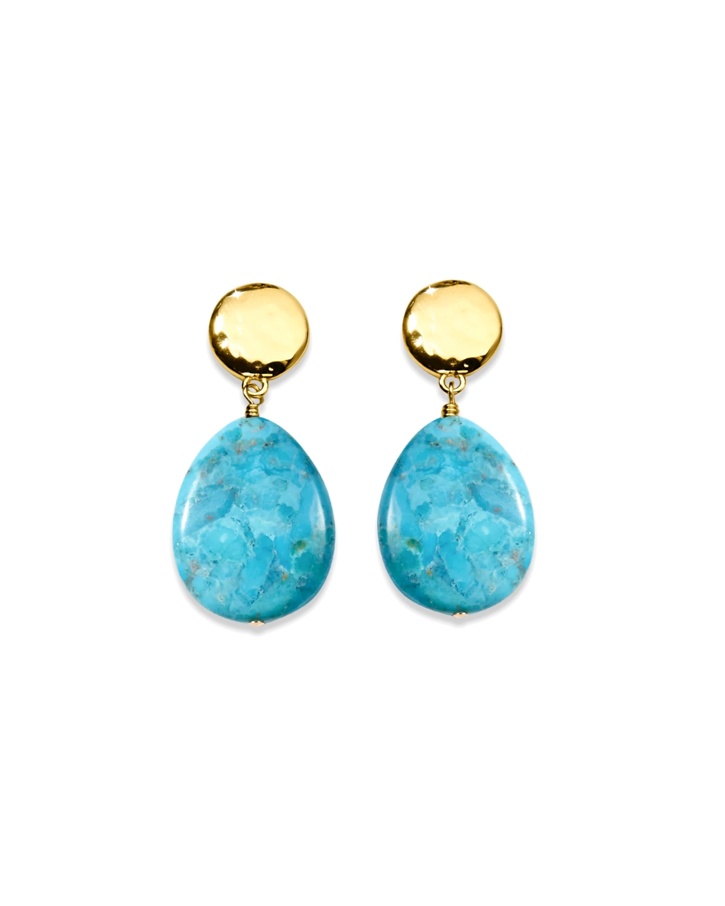 Turquoise Teardrop Earrings