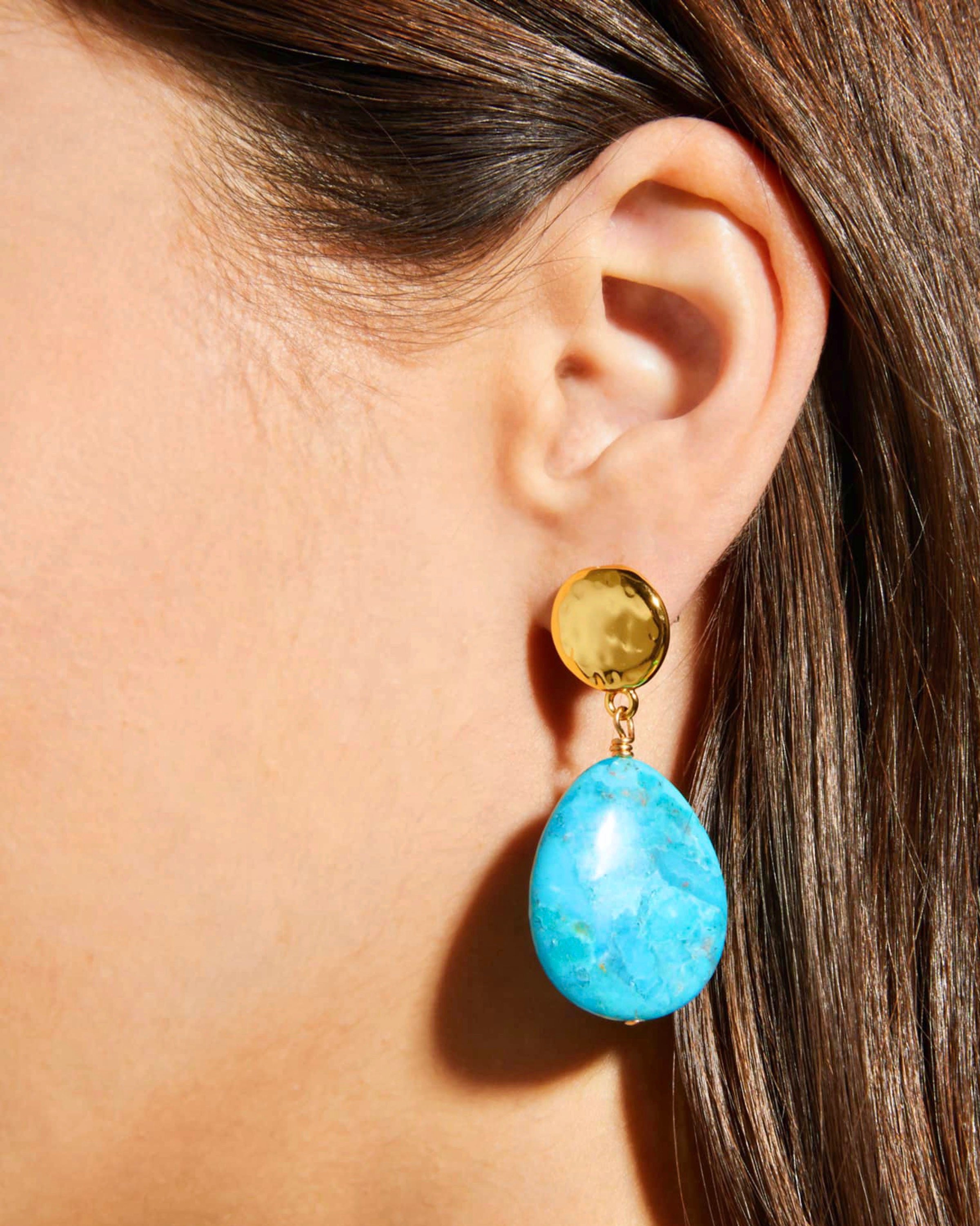 Turquoise Teardrop Earrings