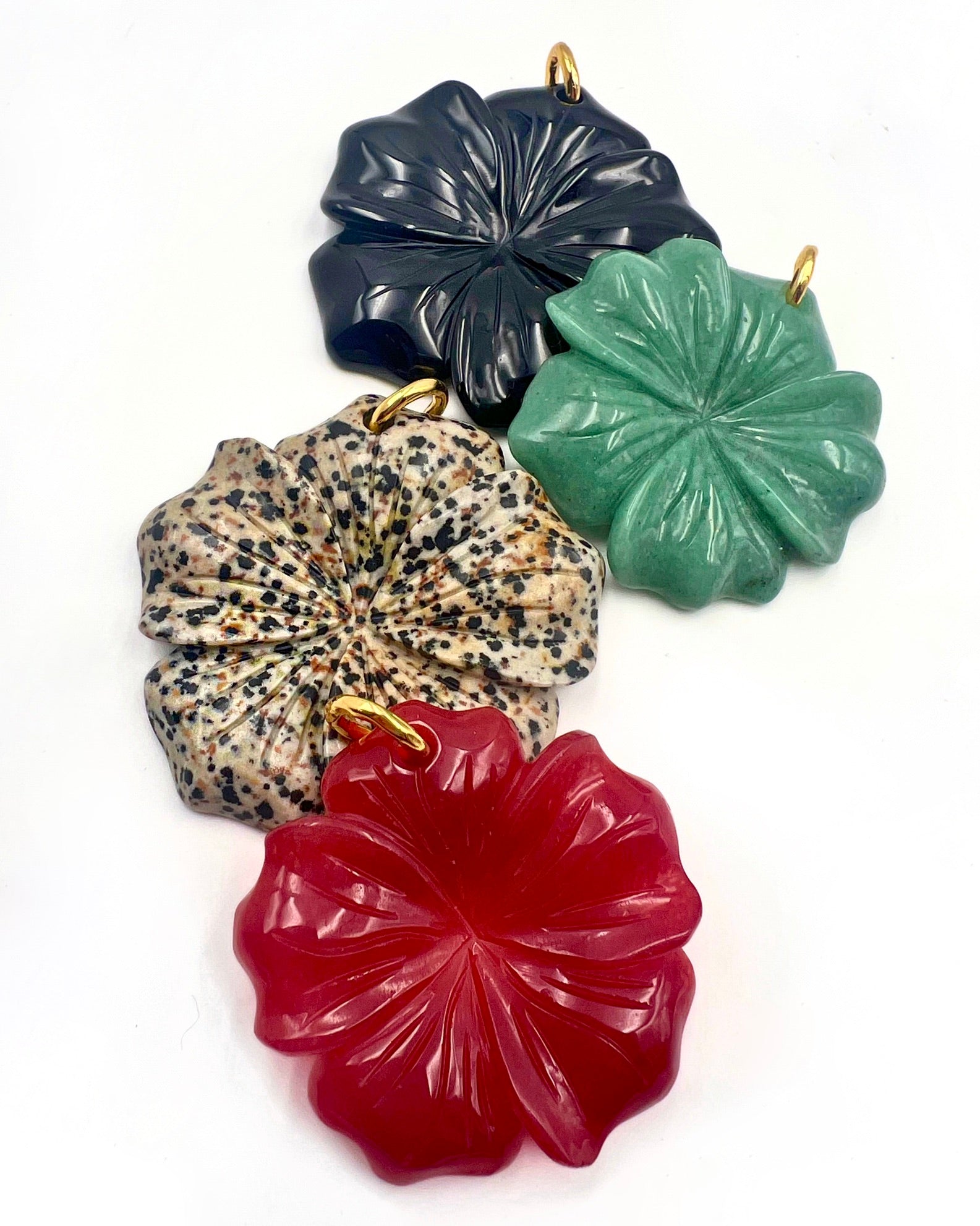 Jade Flower Pendant
