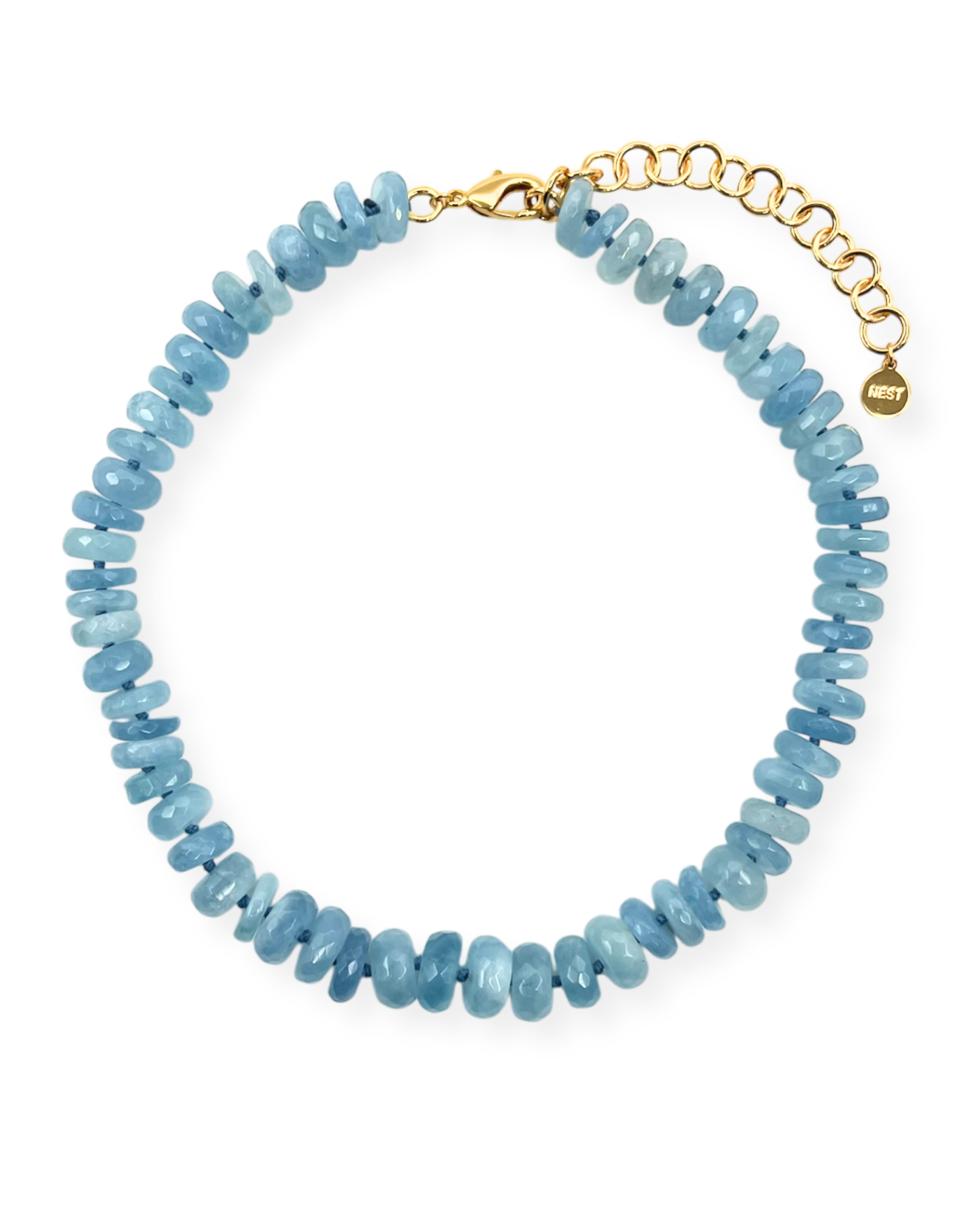 Aquamarine Strand Necklace