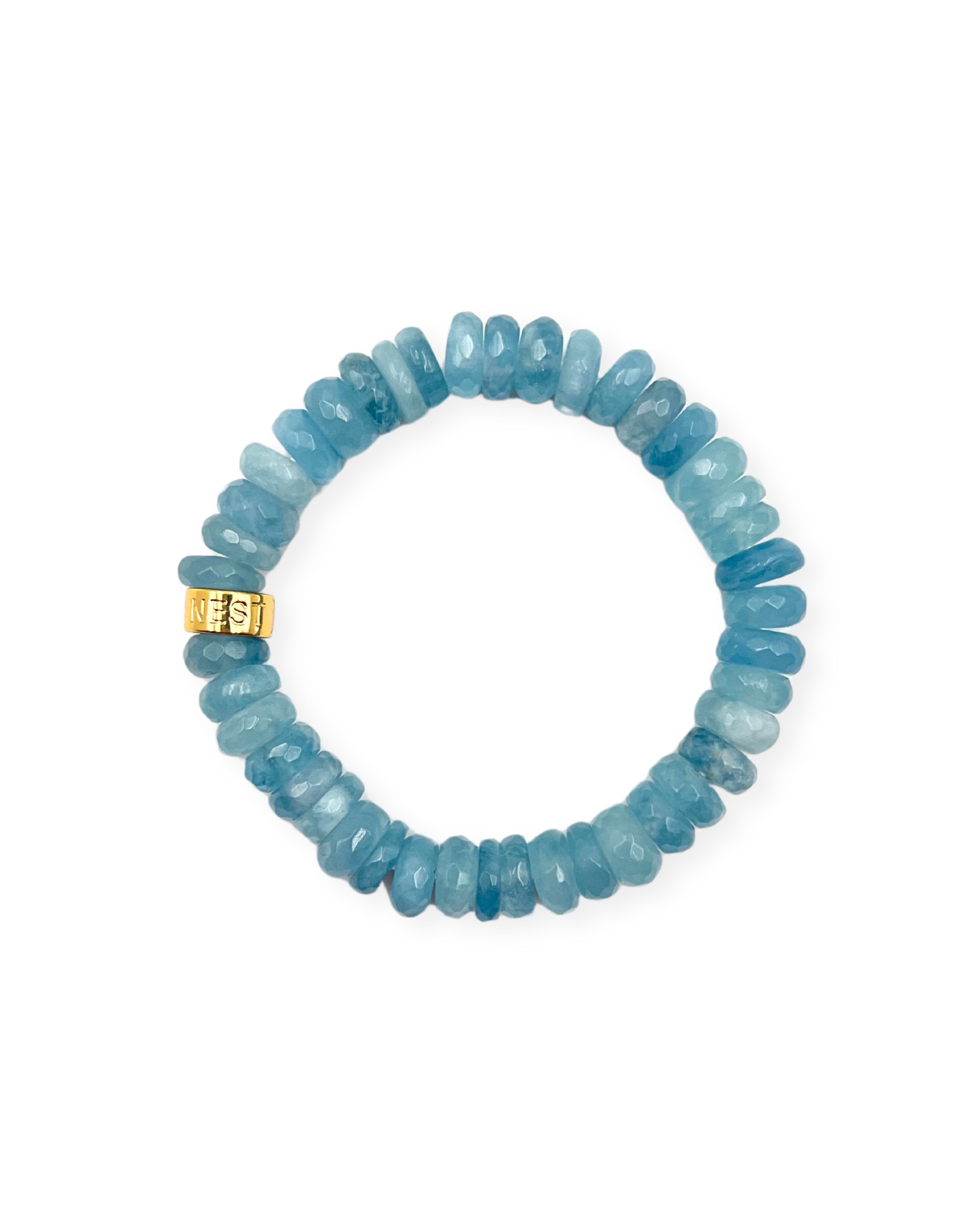 Aquamarine Stretch Bracelet