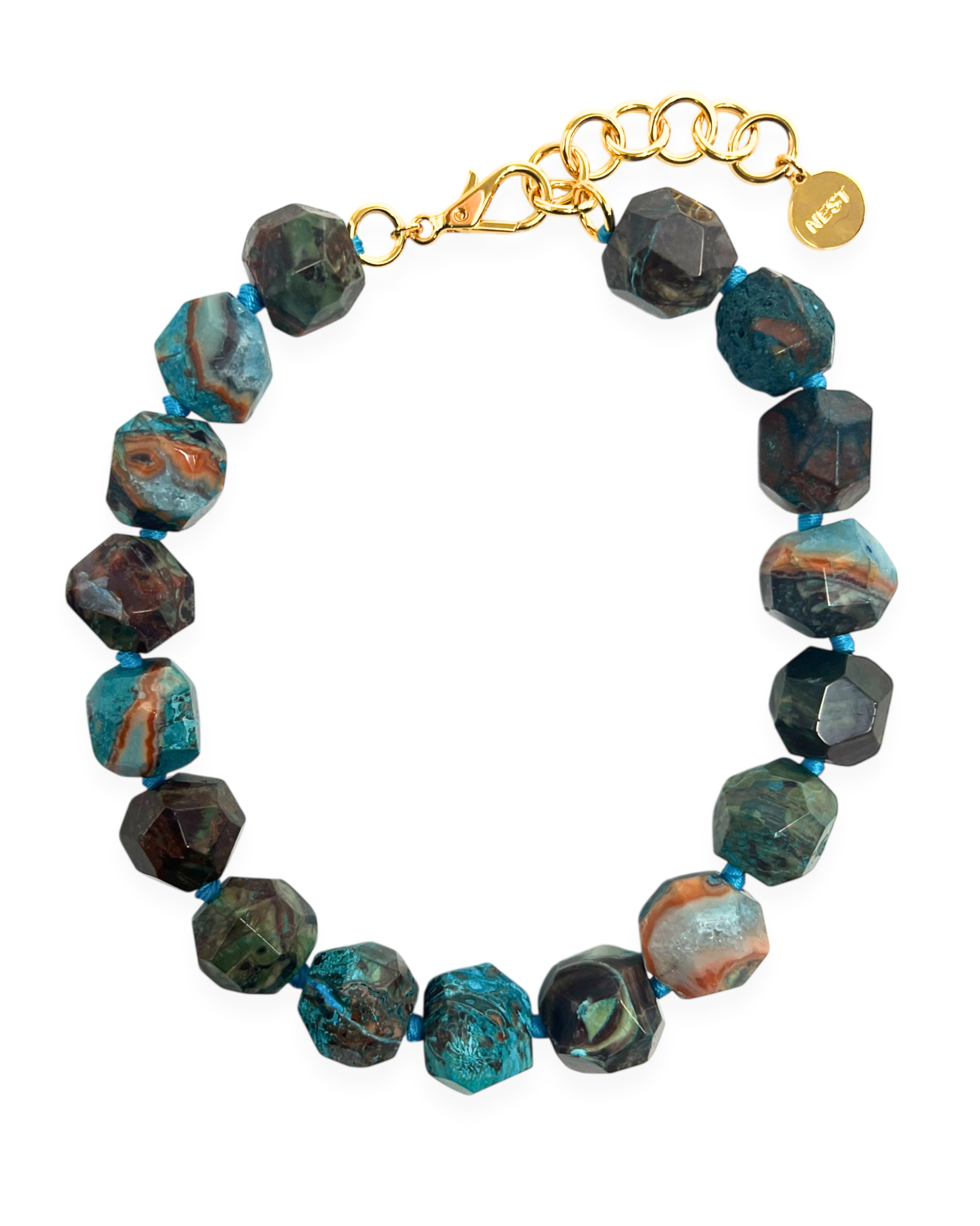 Jasper Statement Strand Necklace
