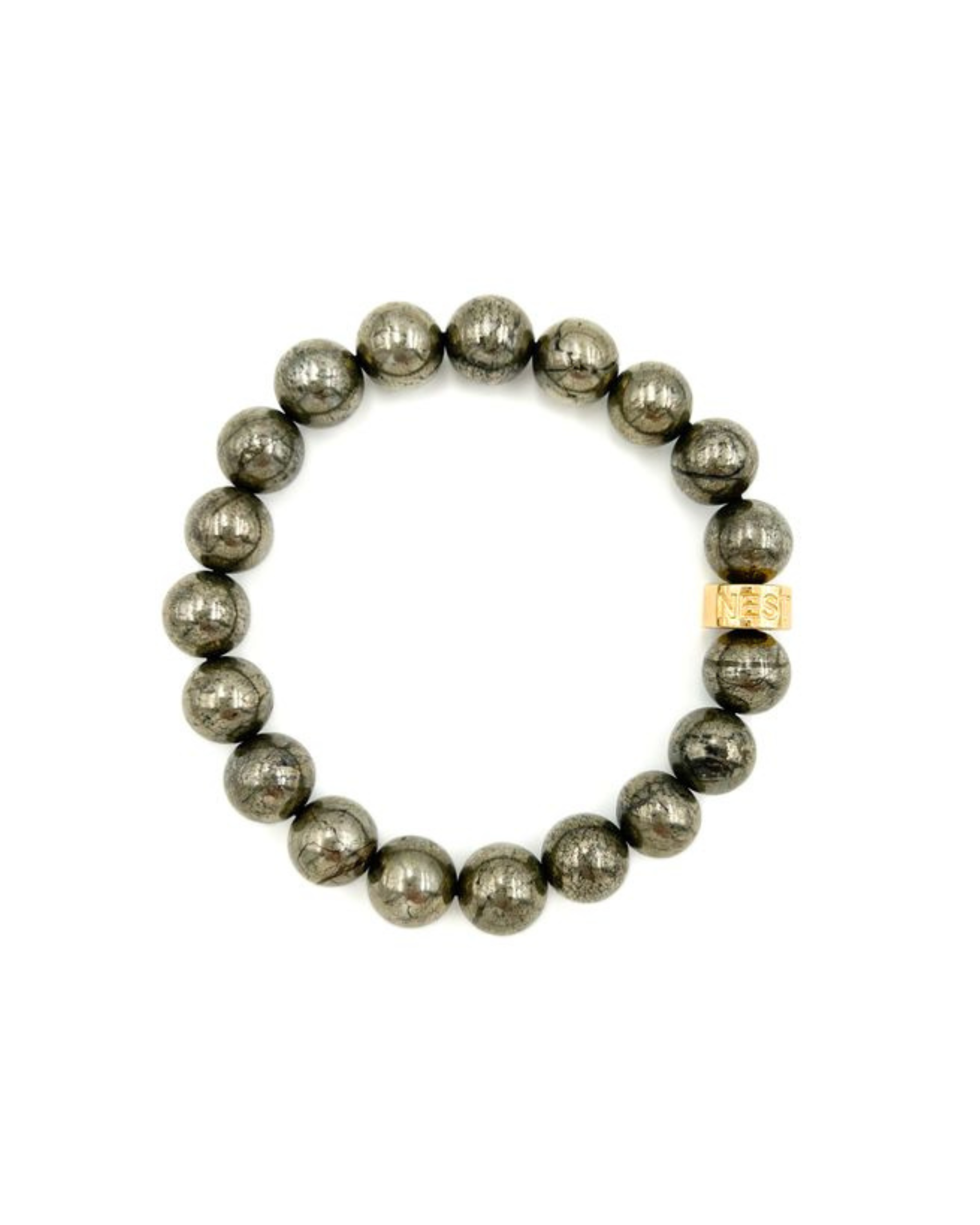 Pyrite Stretch Bracelet