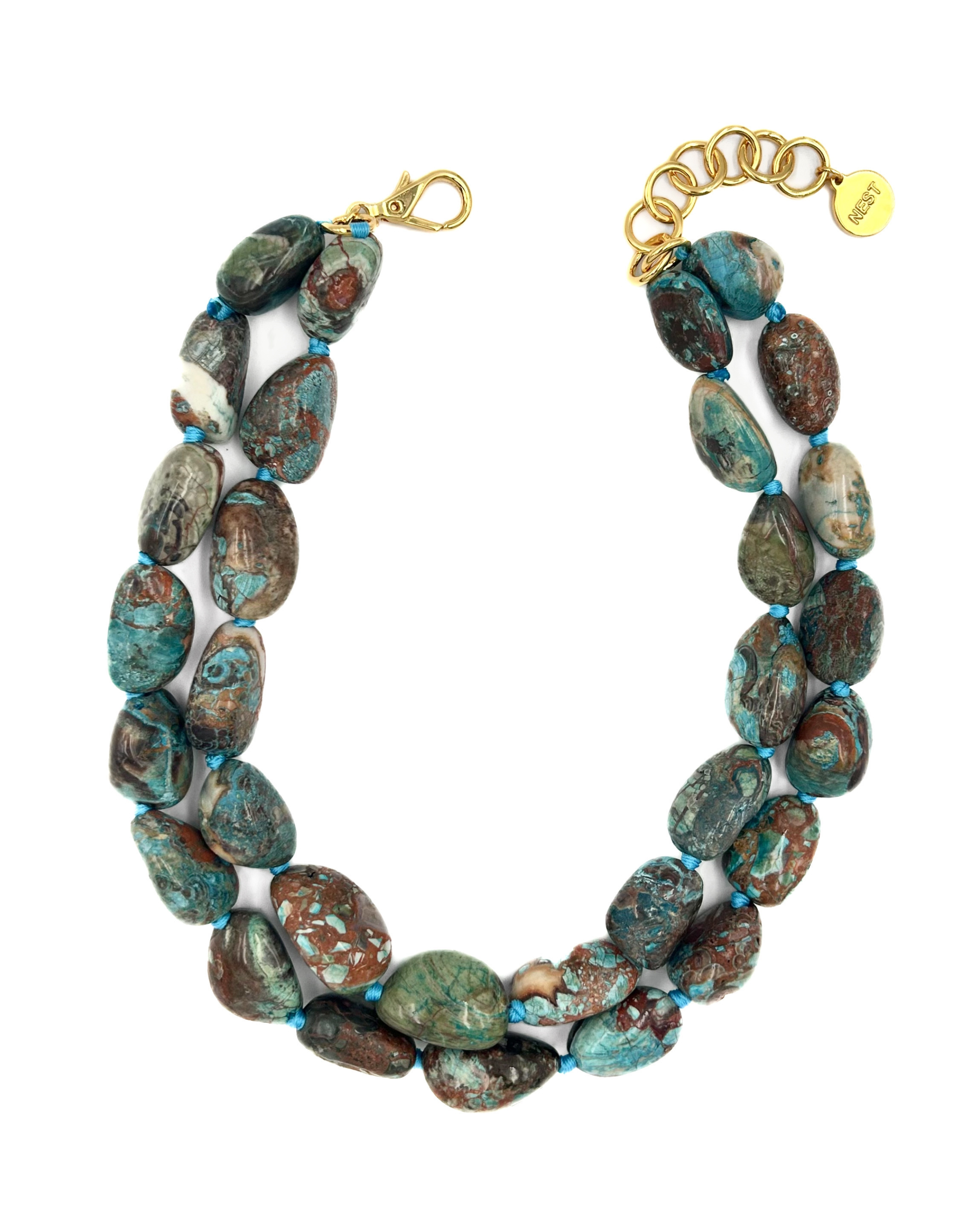 Jasper Double Strand Necklace