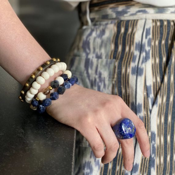 Lapis Statement Ring