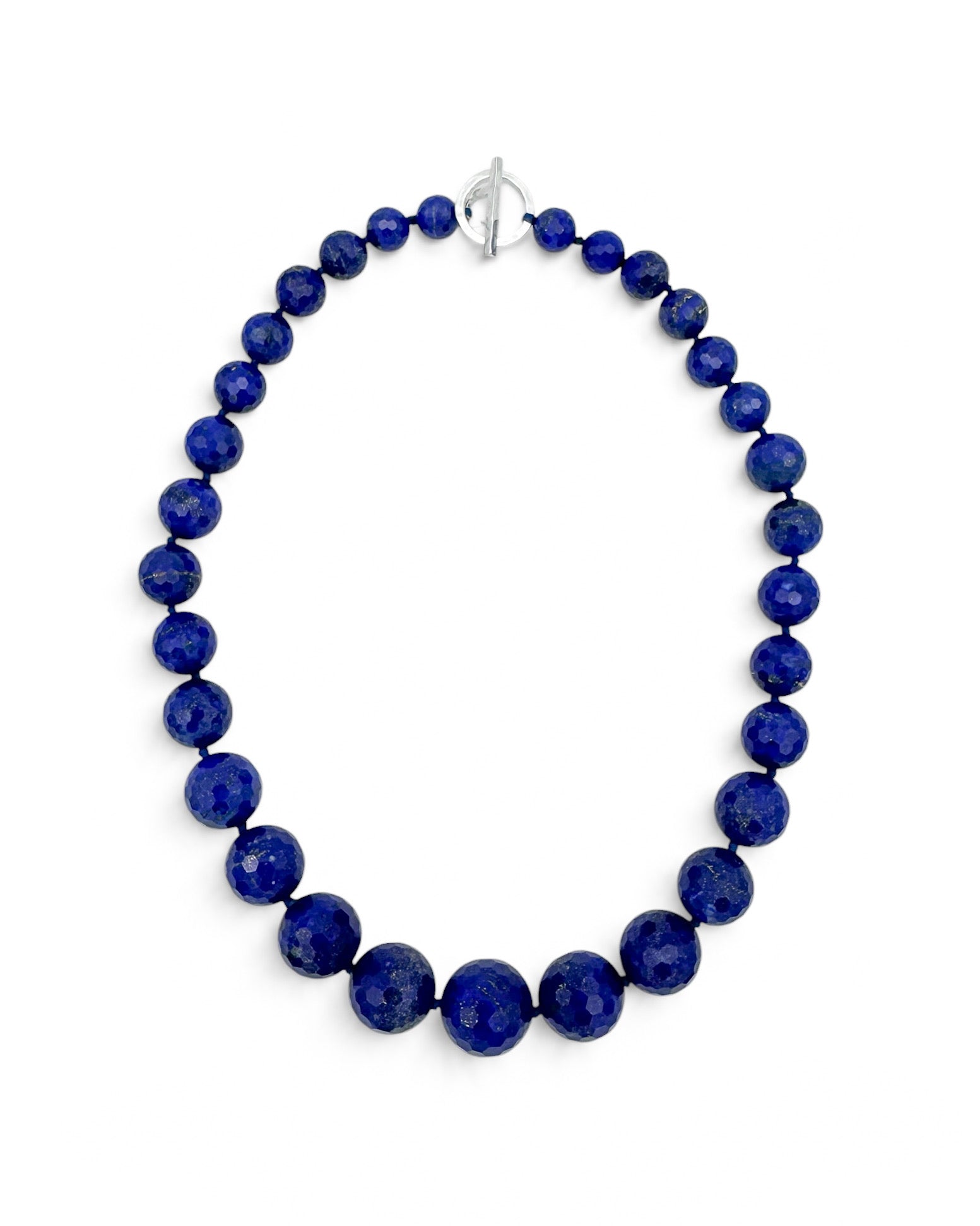 Lapis Gemstone Toggle Necklace