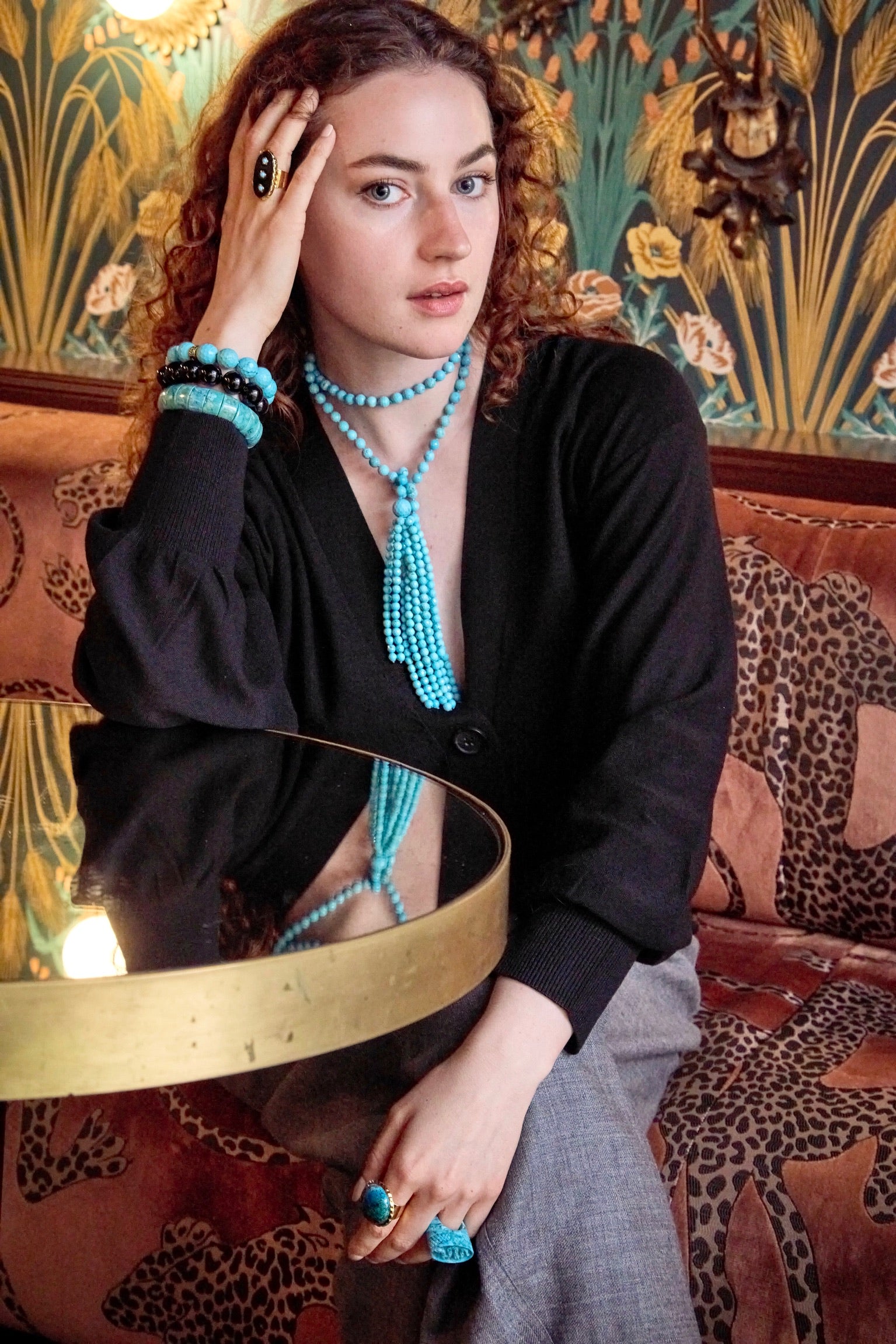 Turquoise Stretch Bangle