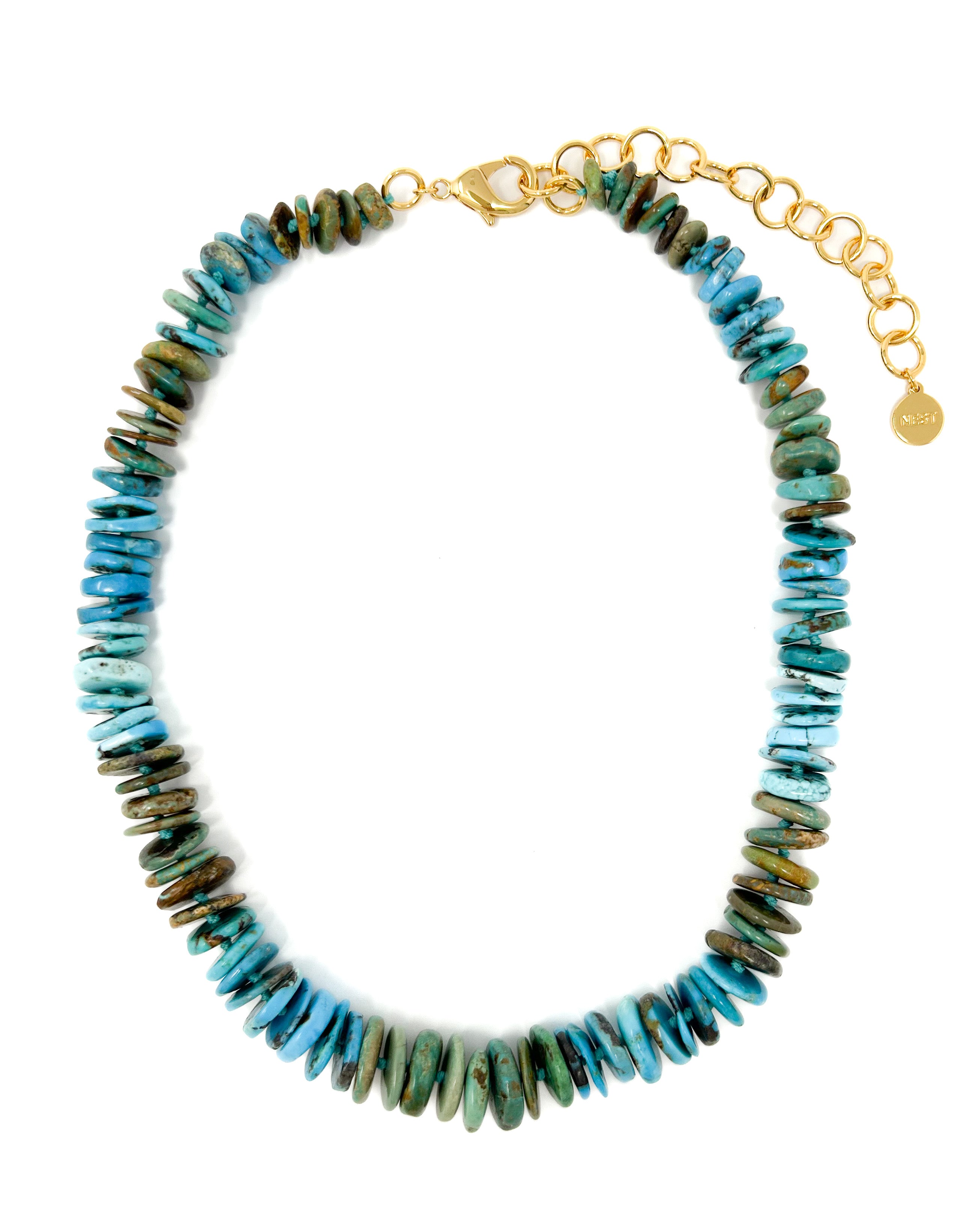 Multicolored Turquoise Strand Necklace