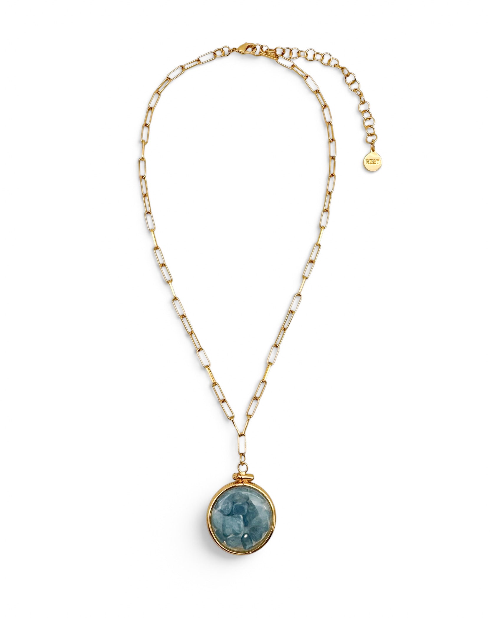 Aquamarine Shaker Necklace