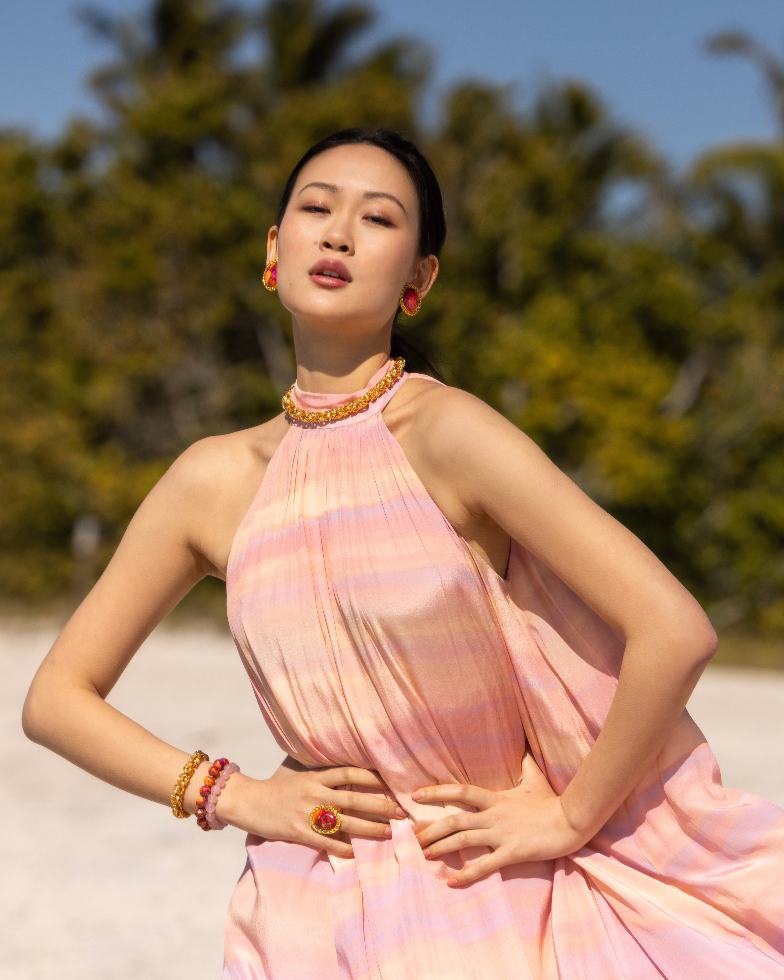 Gold Byzantine Chain Necklace