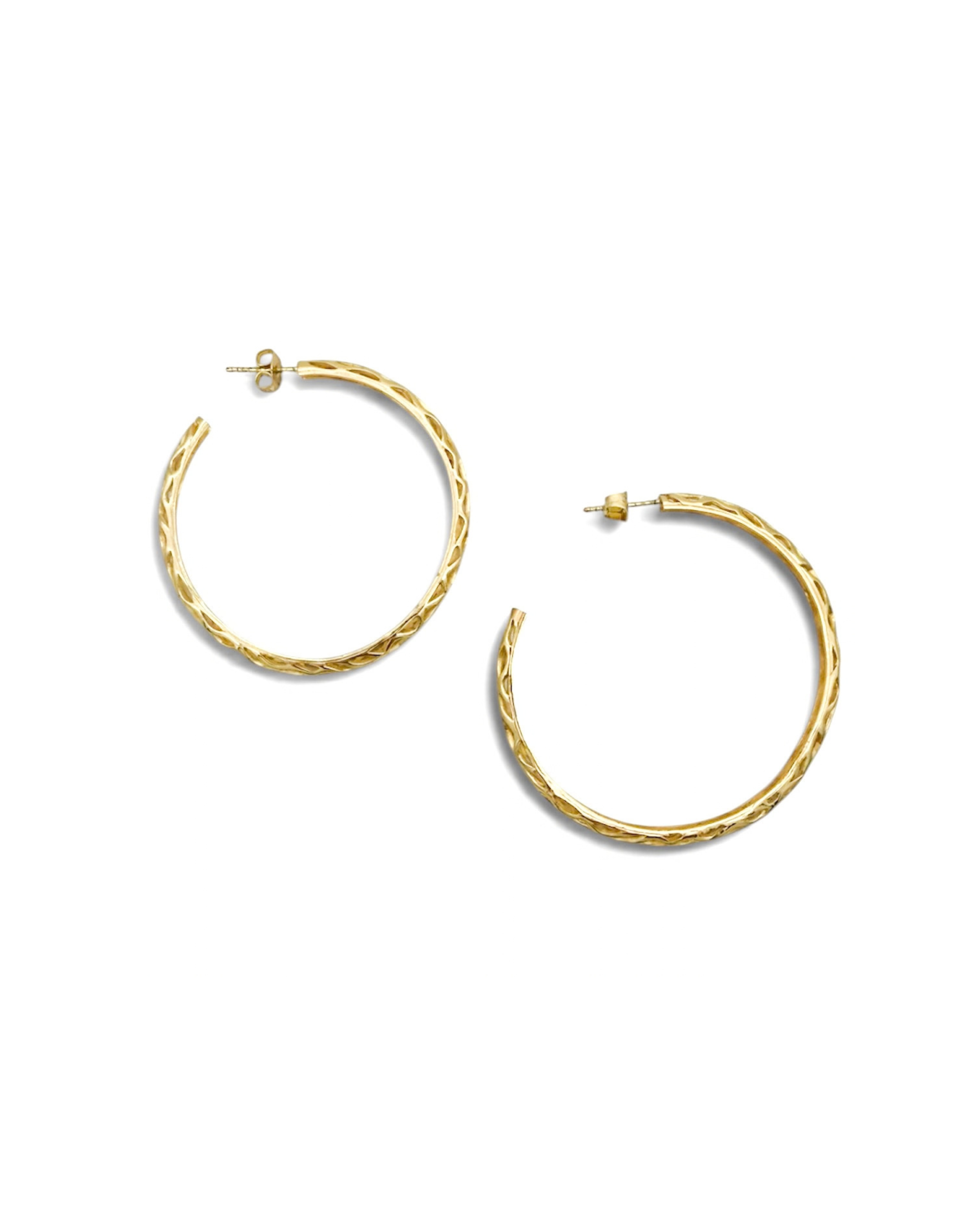 Gold Hoop Earrings