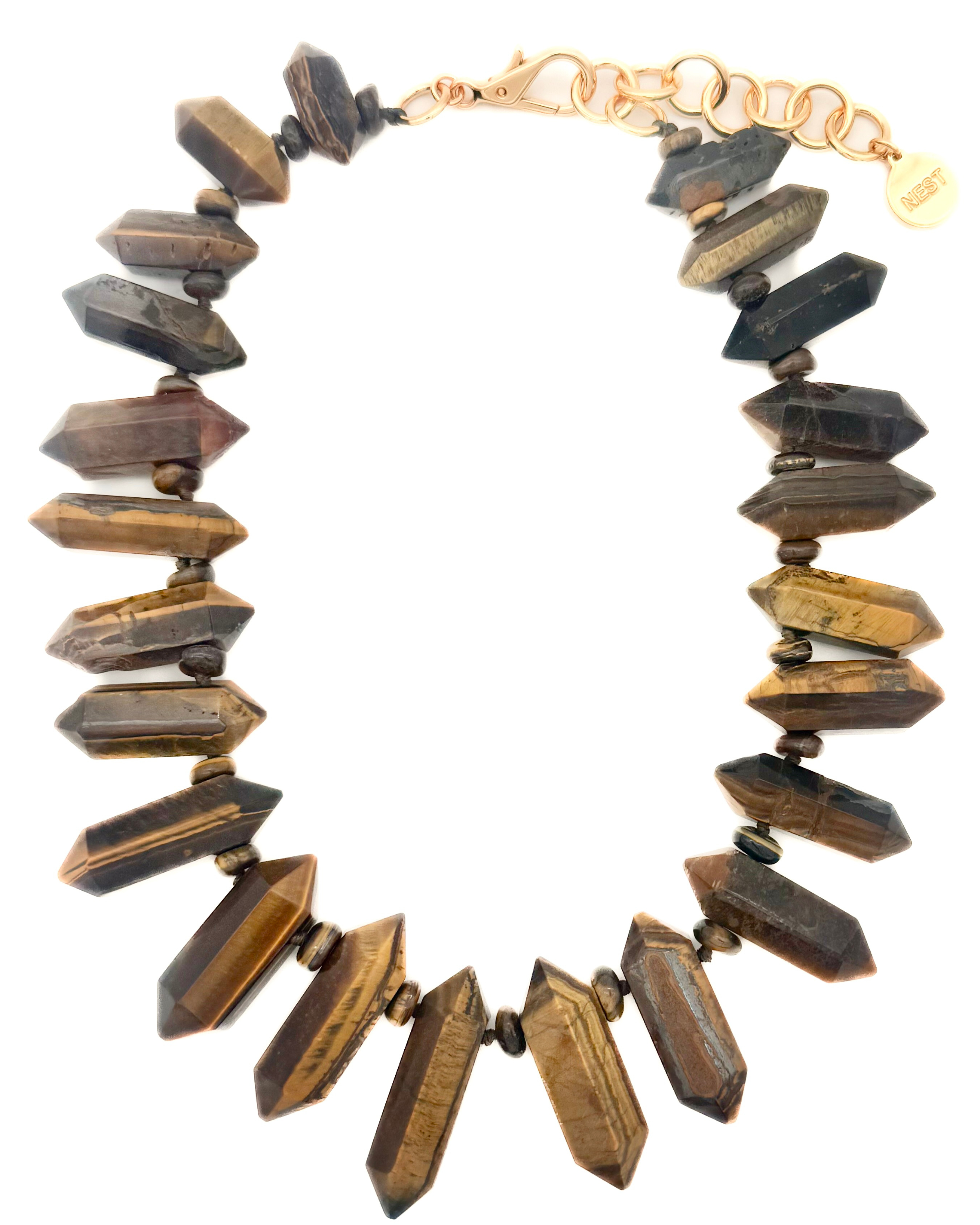 Tigers Eye Statement Necklace