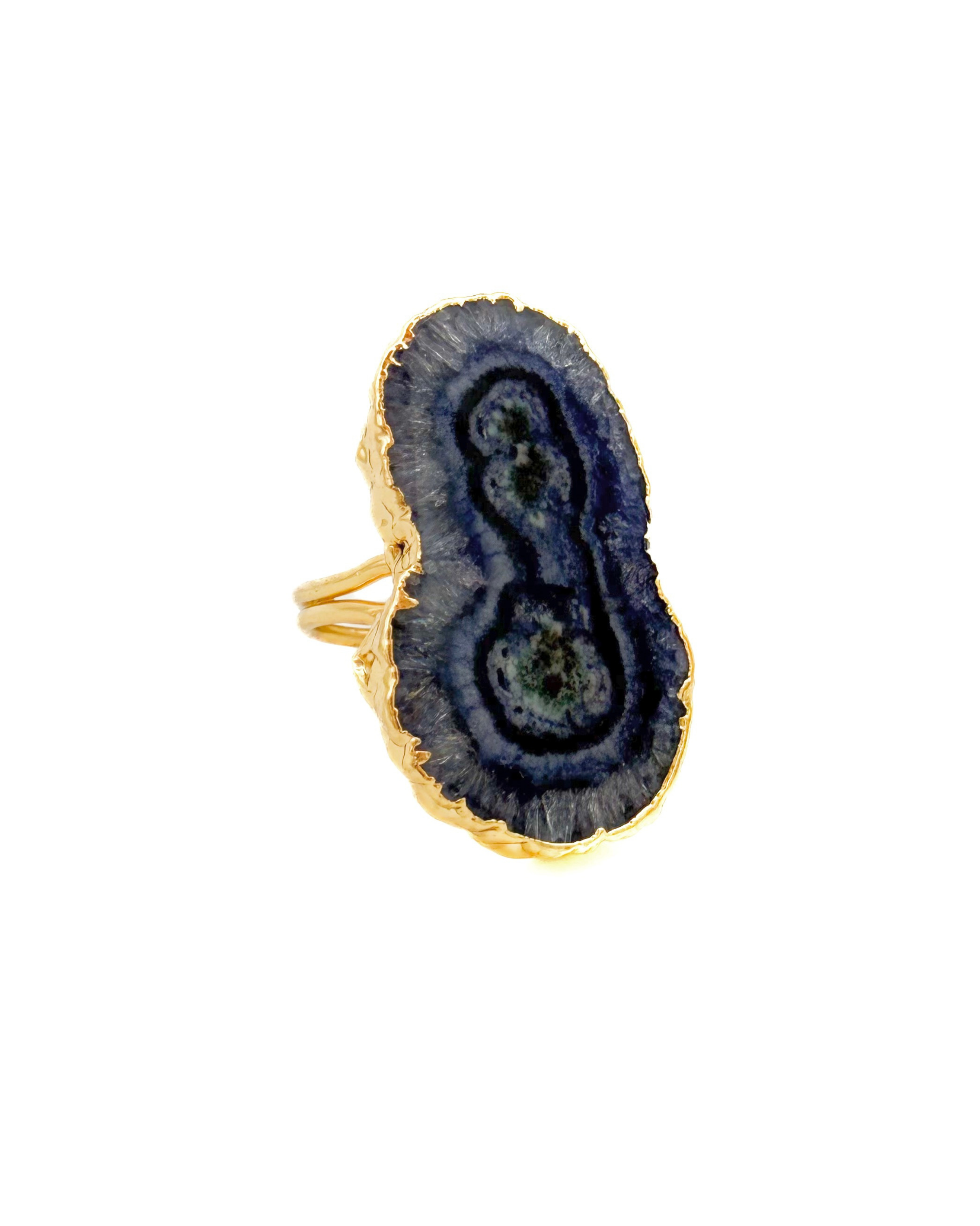Agate Geode Ring
