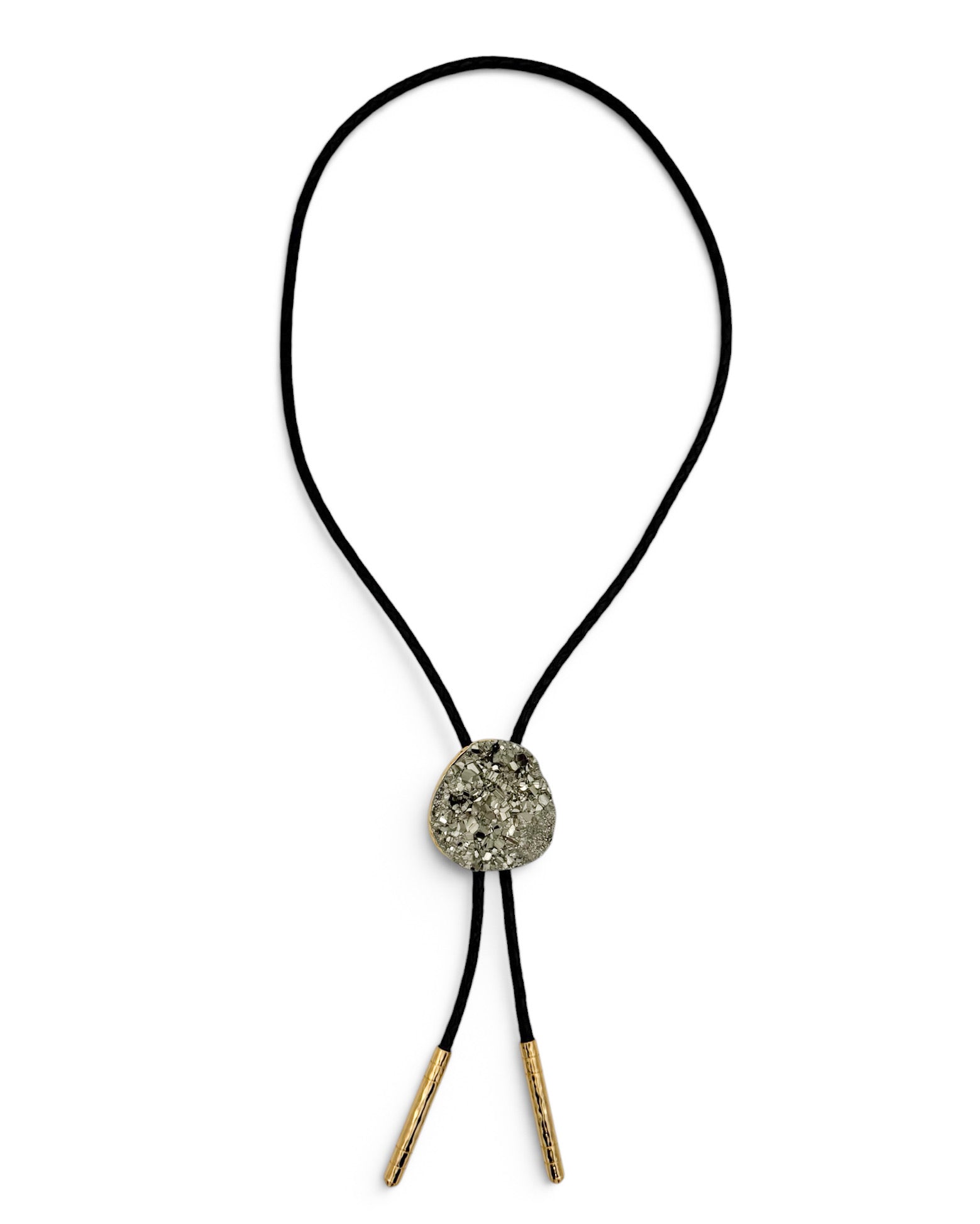 Pyrite Bolo Neckalce
