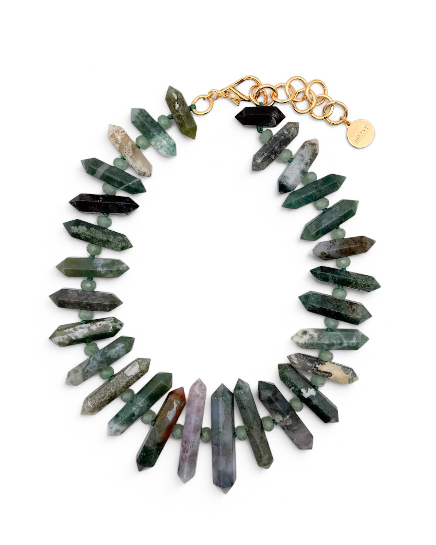 Agate Gemstone Statement Necklace
