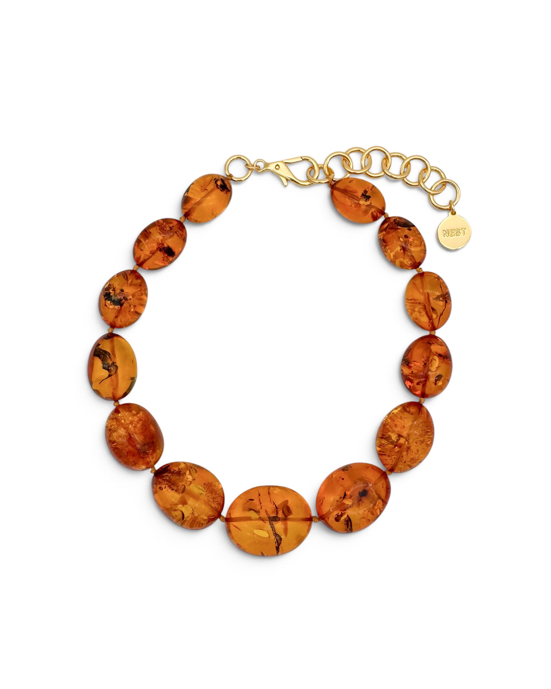 Amber Strand Necklace