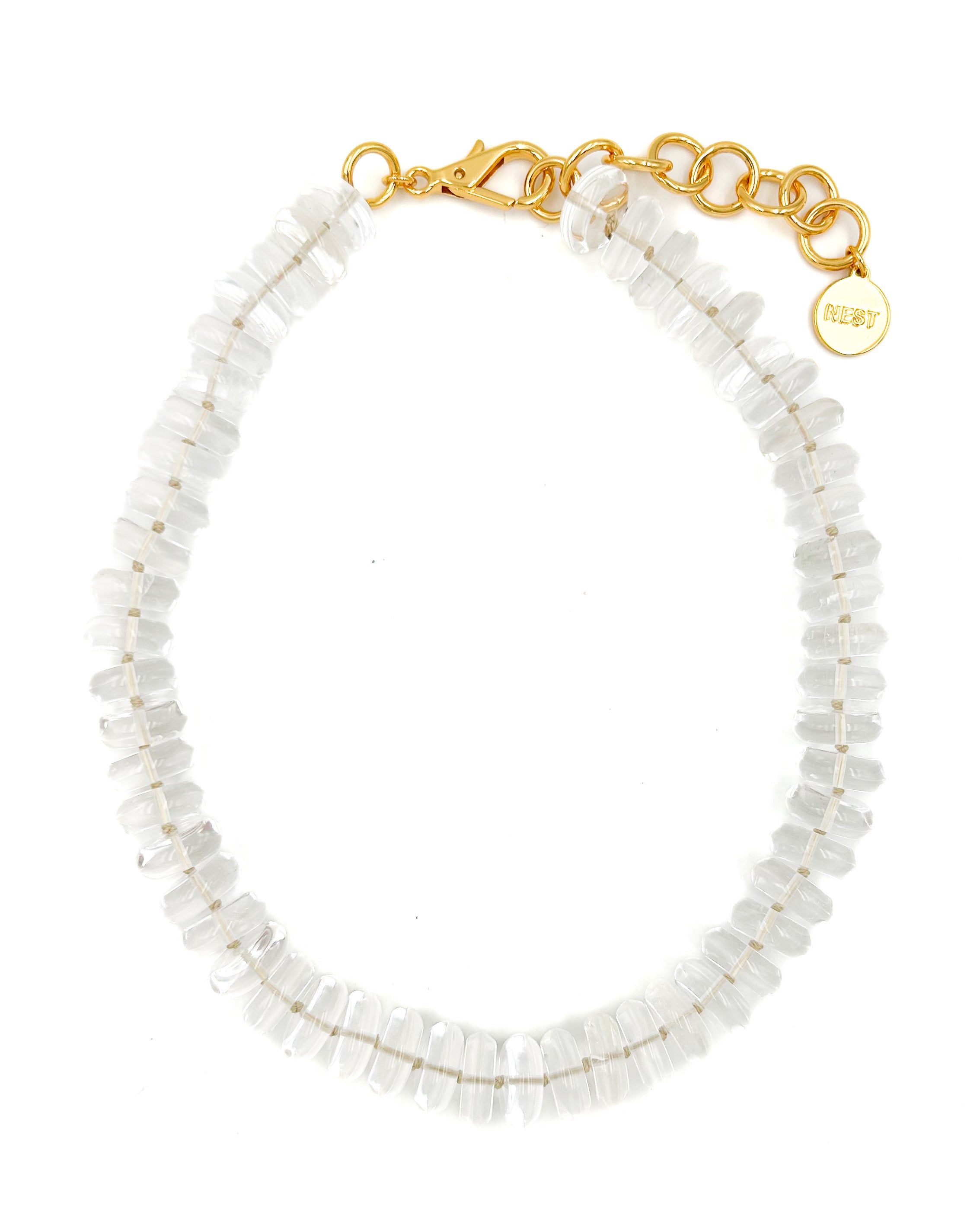 Rock crystal deals quartz necklace