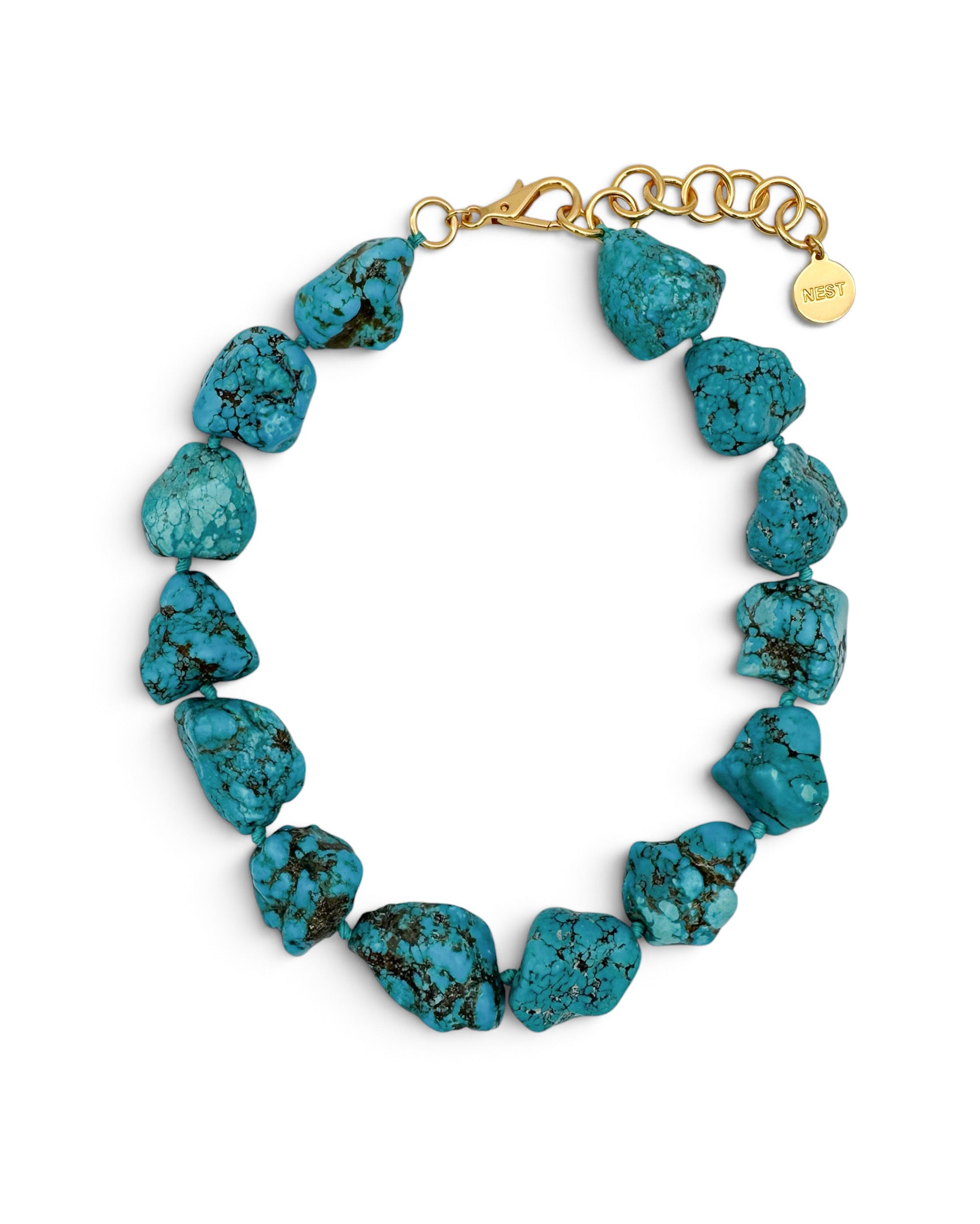 Turquoise Nugget Necklace