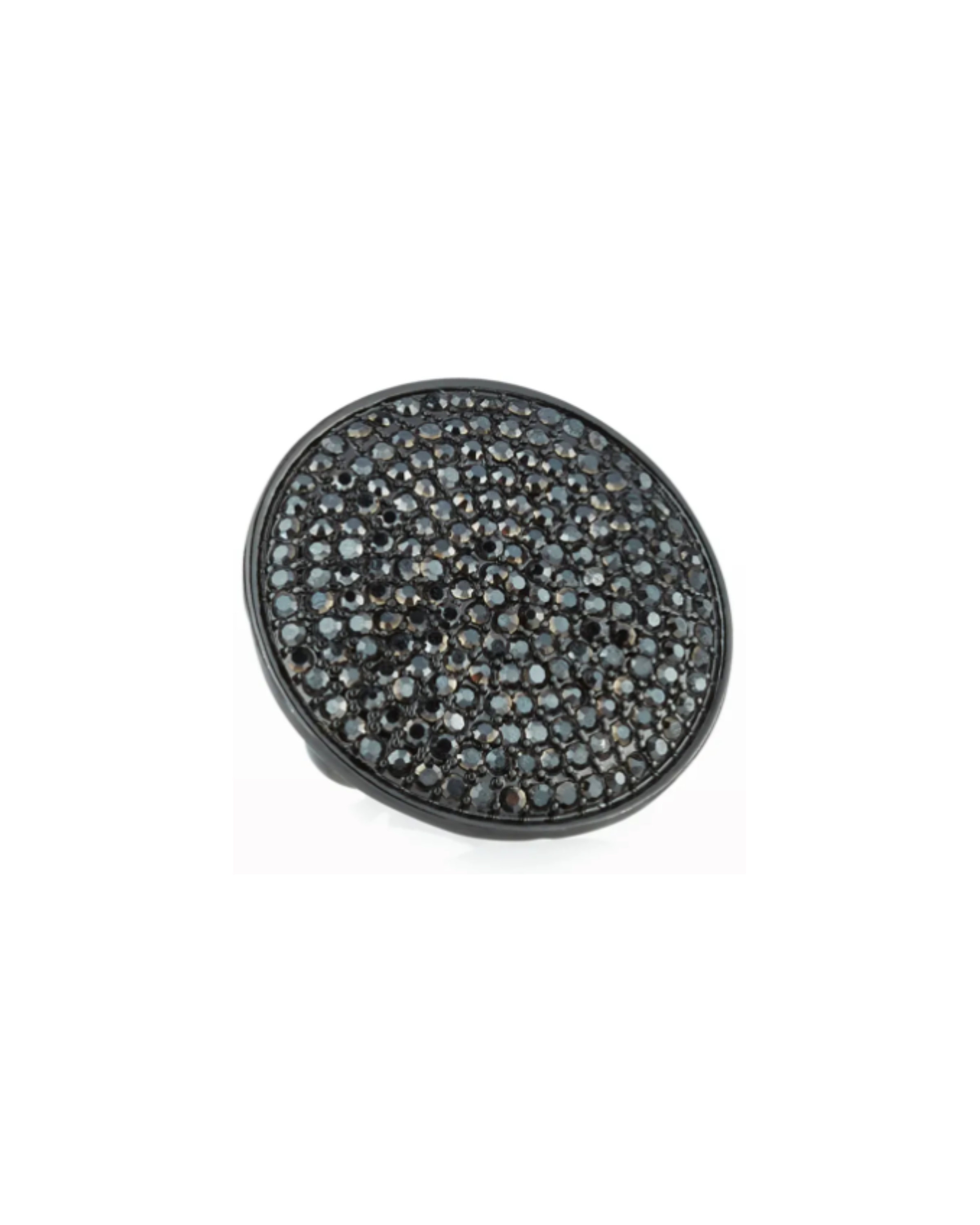 Pave Disc Adjustable Ring