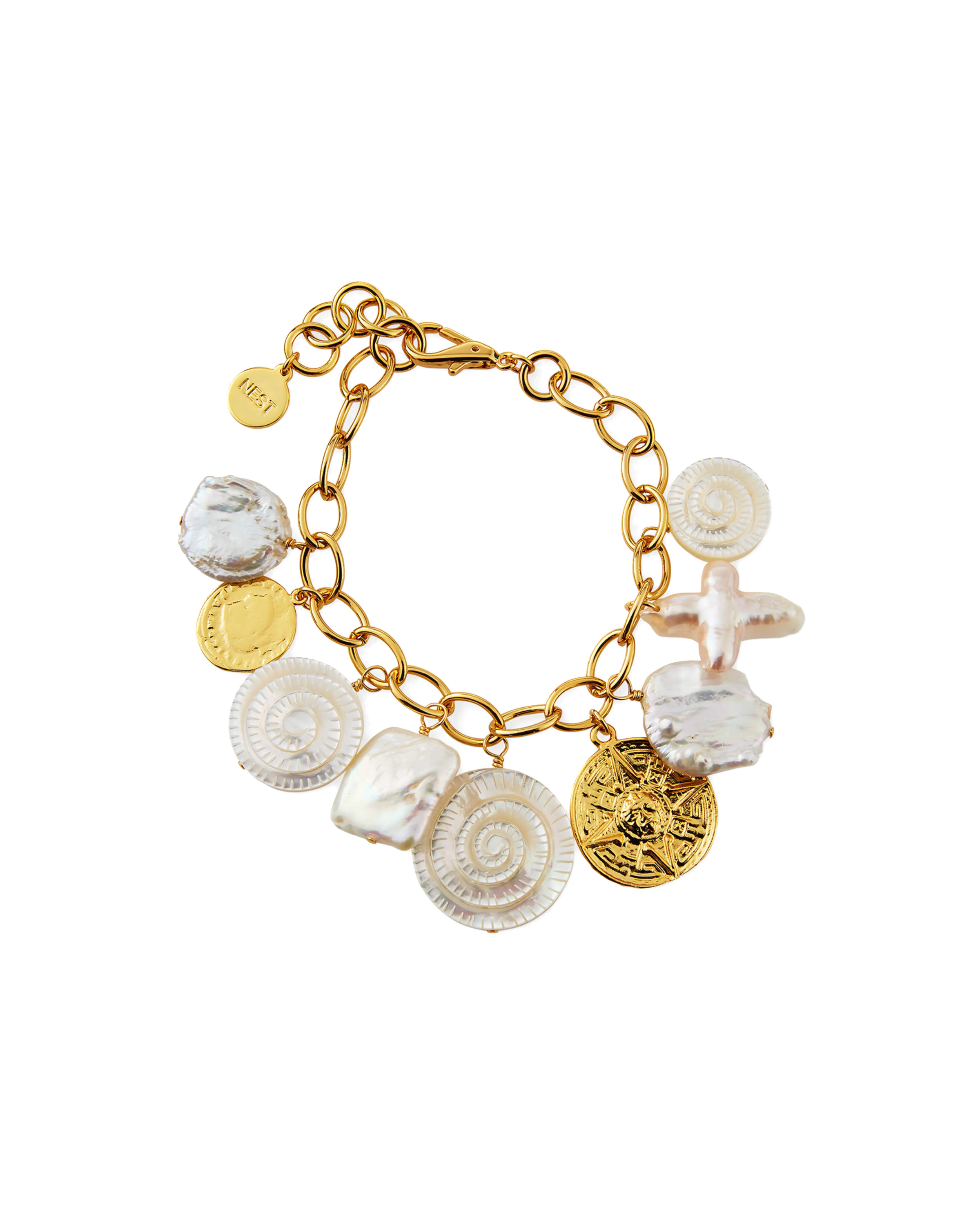 Coin Shell Charm Anklet