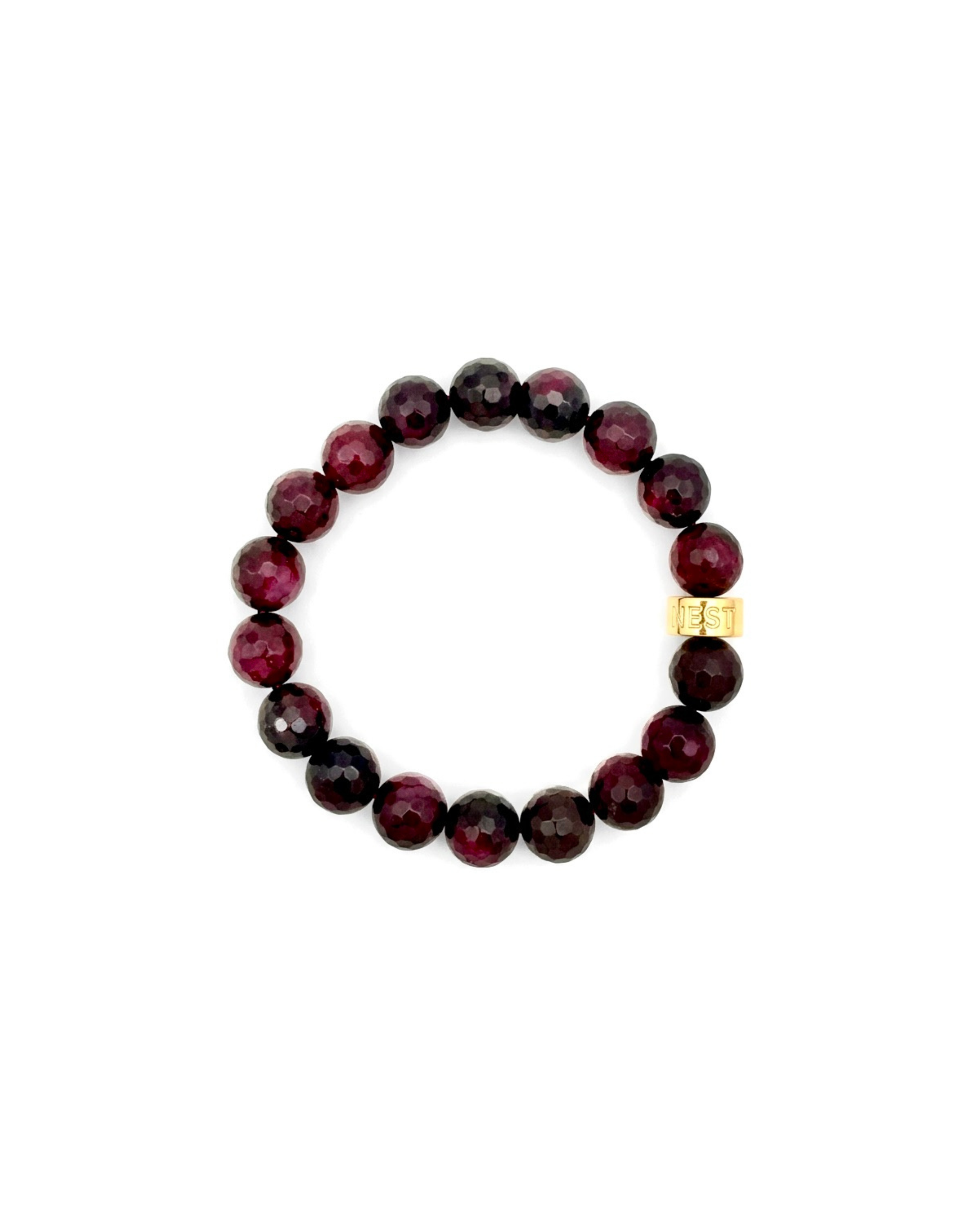 Ruby Quartz Stretch Bracelet