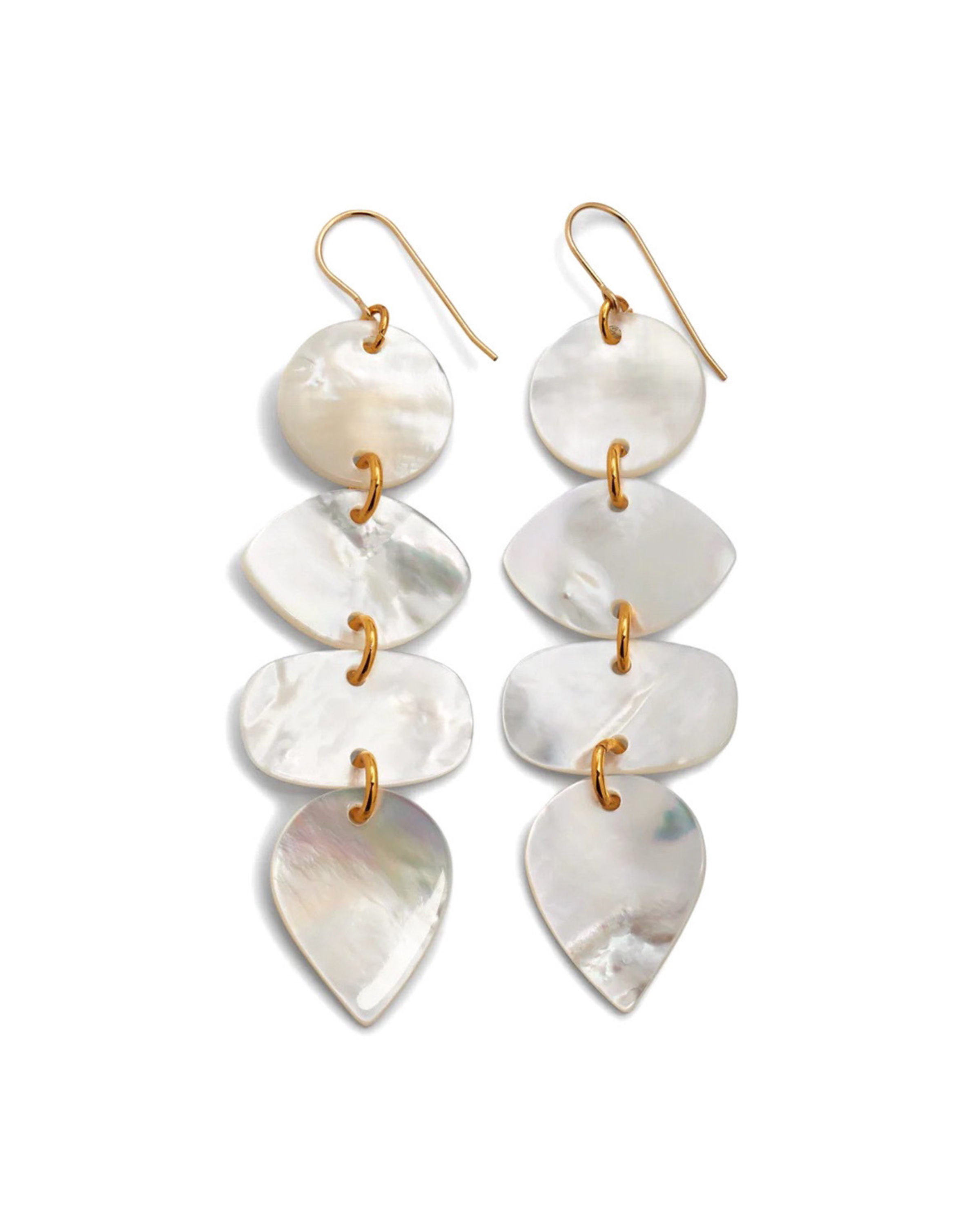 Fresh water pearl Earring With AD & Mother of Pearl – Digital Dress Room