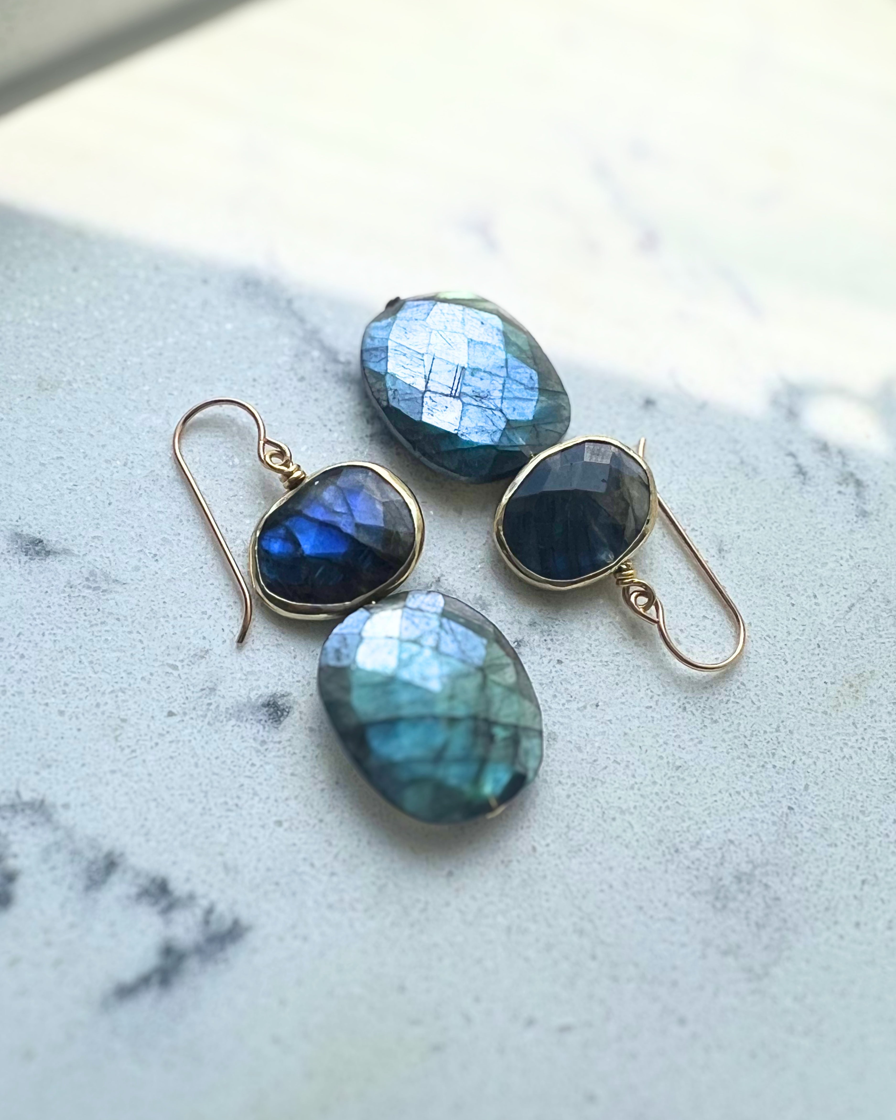 Labradorite Drop Earrings