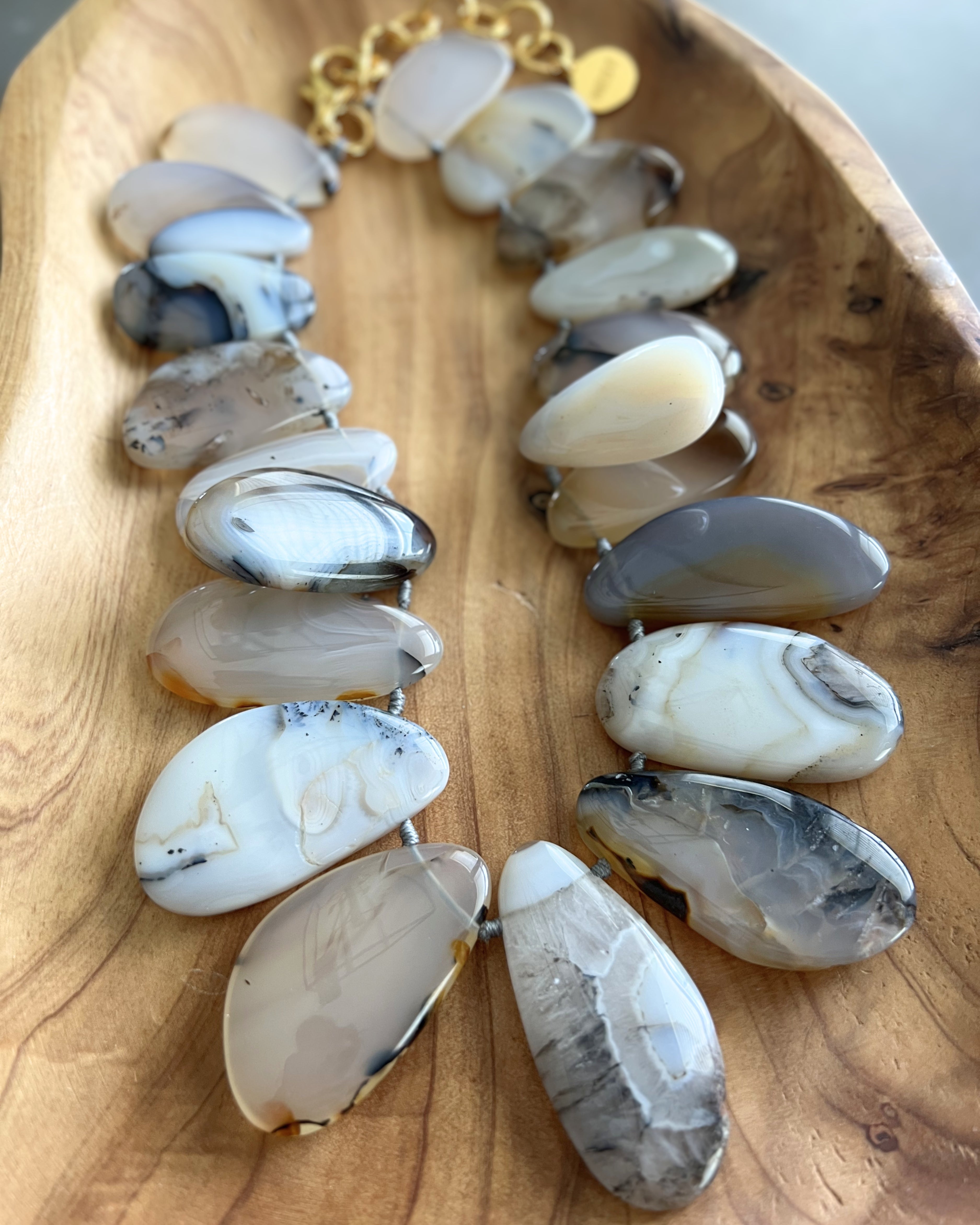 Montana Agate Statement Necklace
