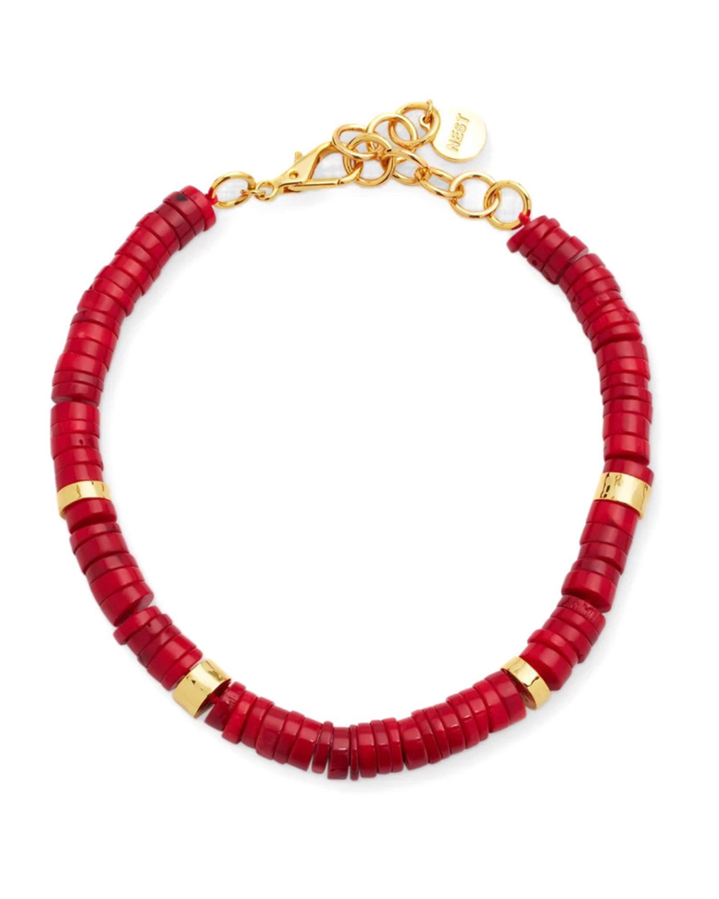 Red Coral Strand Necklace