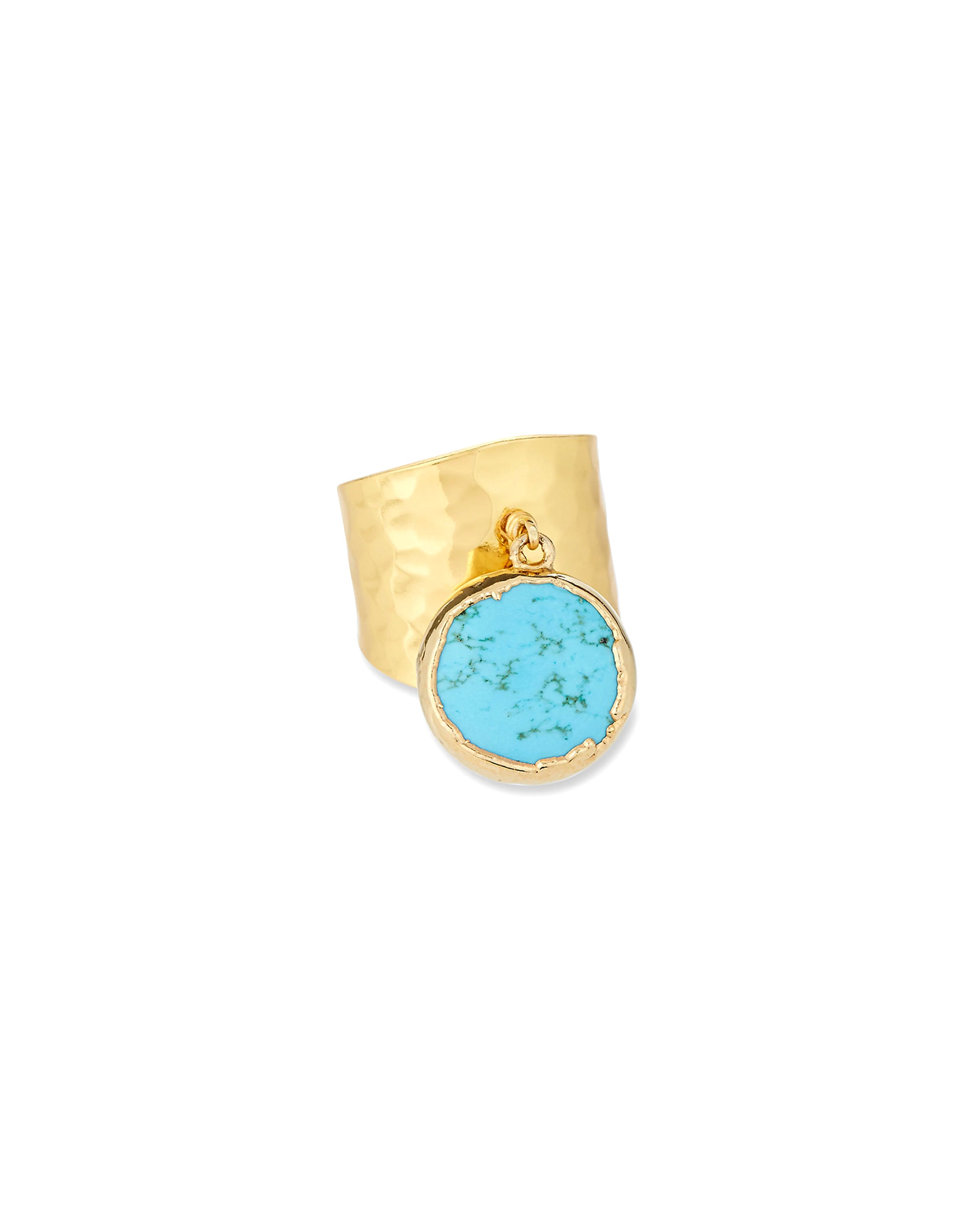 Turquoise Charm Adjustable Ring