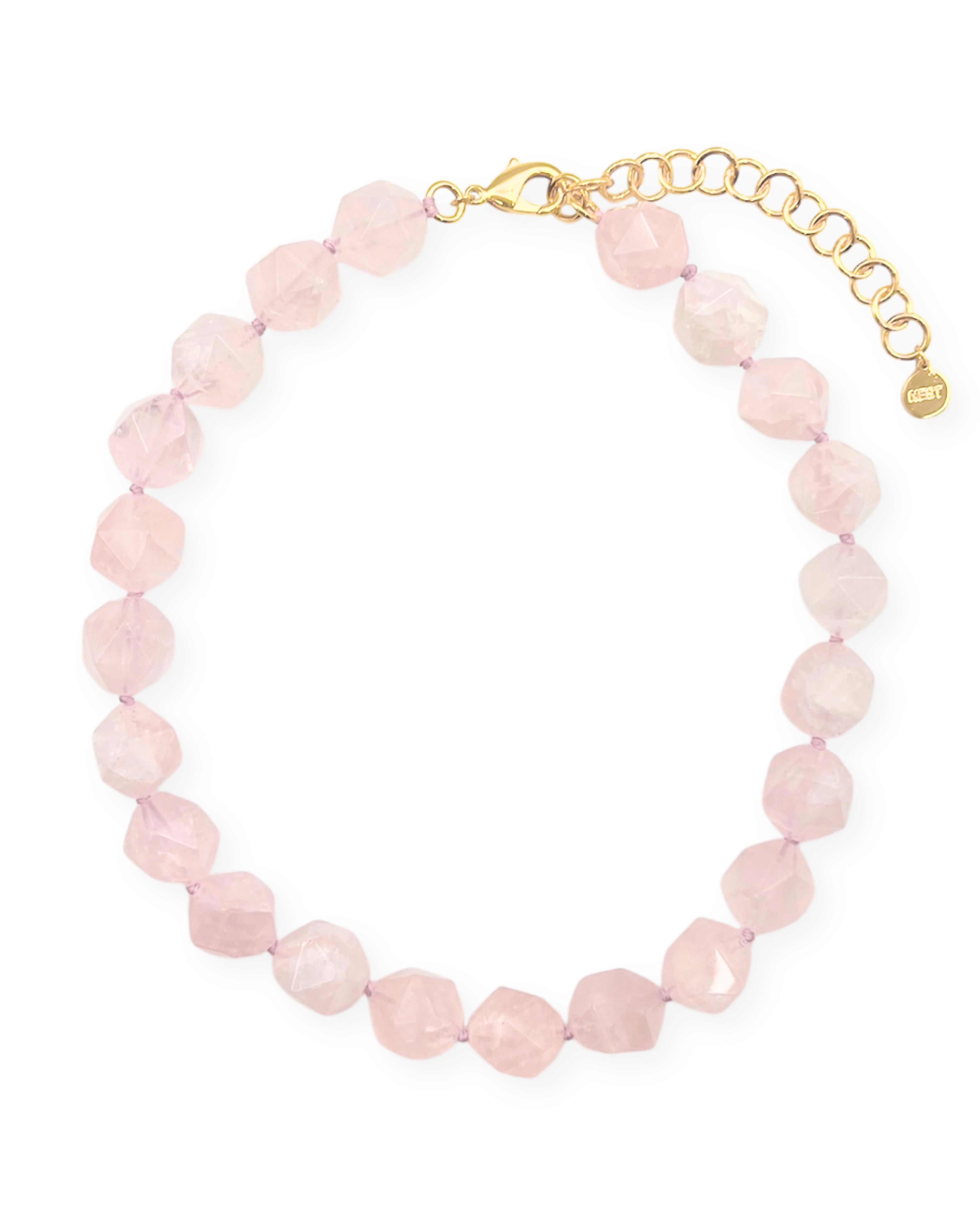 Rose Quartz Strand Necklace