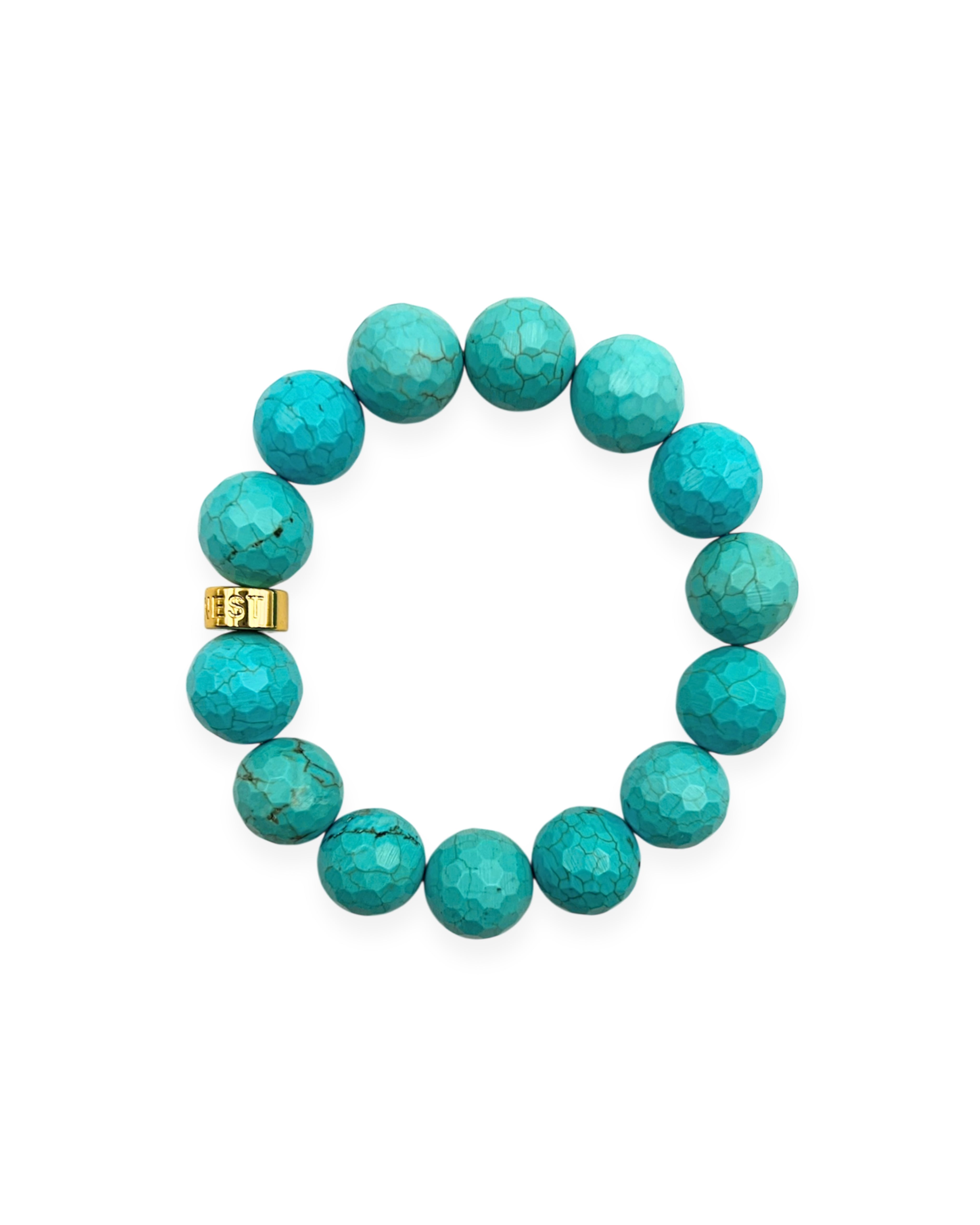 Turquoise Statement Stretch Bracelet