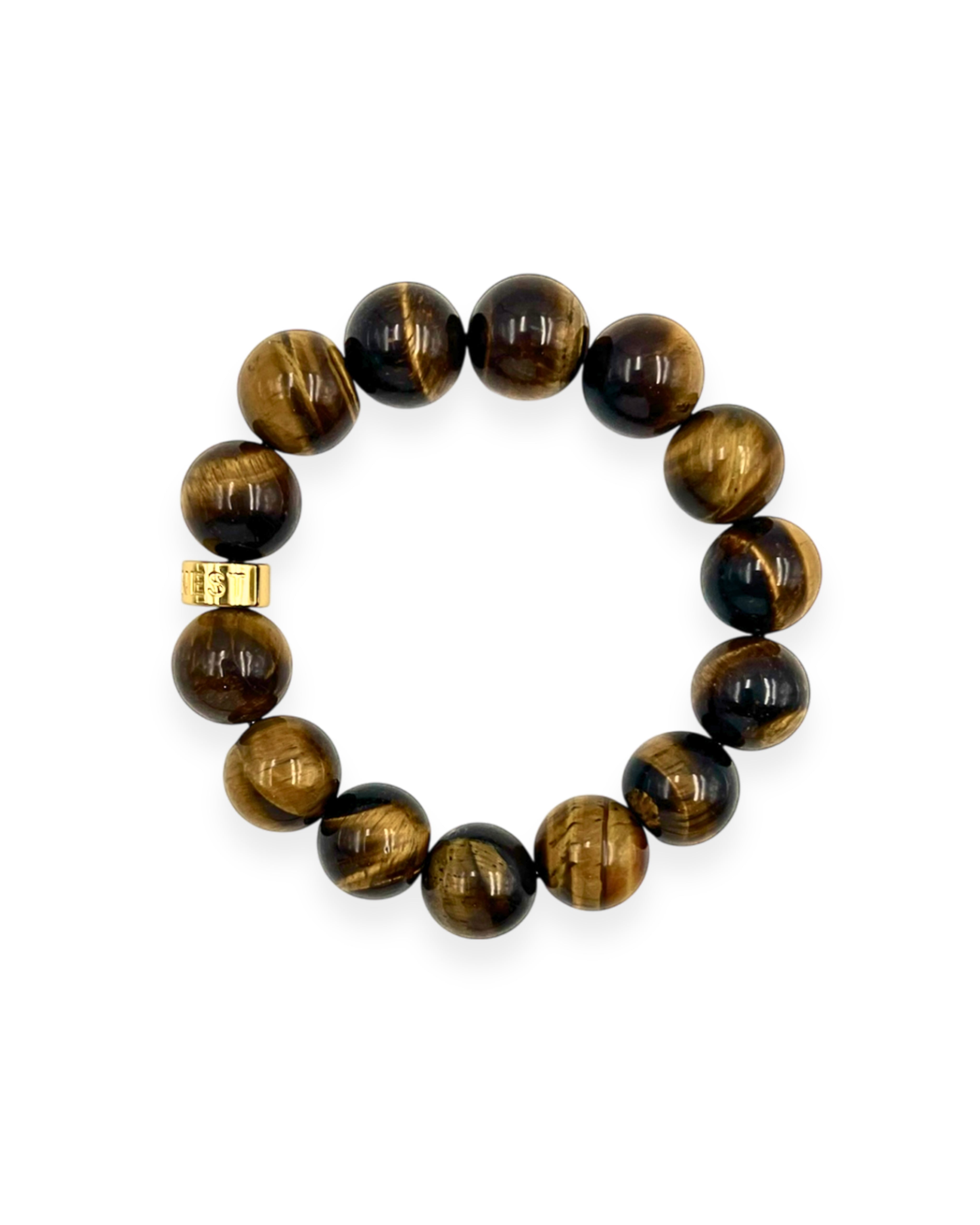 Tigers Eye Statement Stretch Bracelet