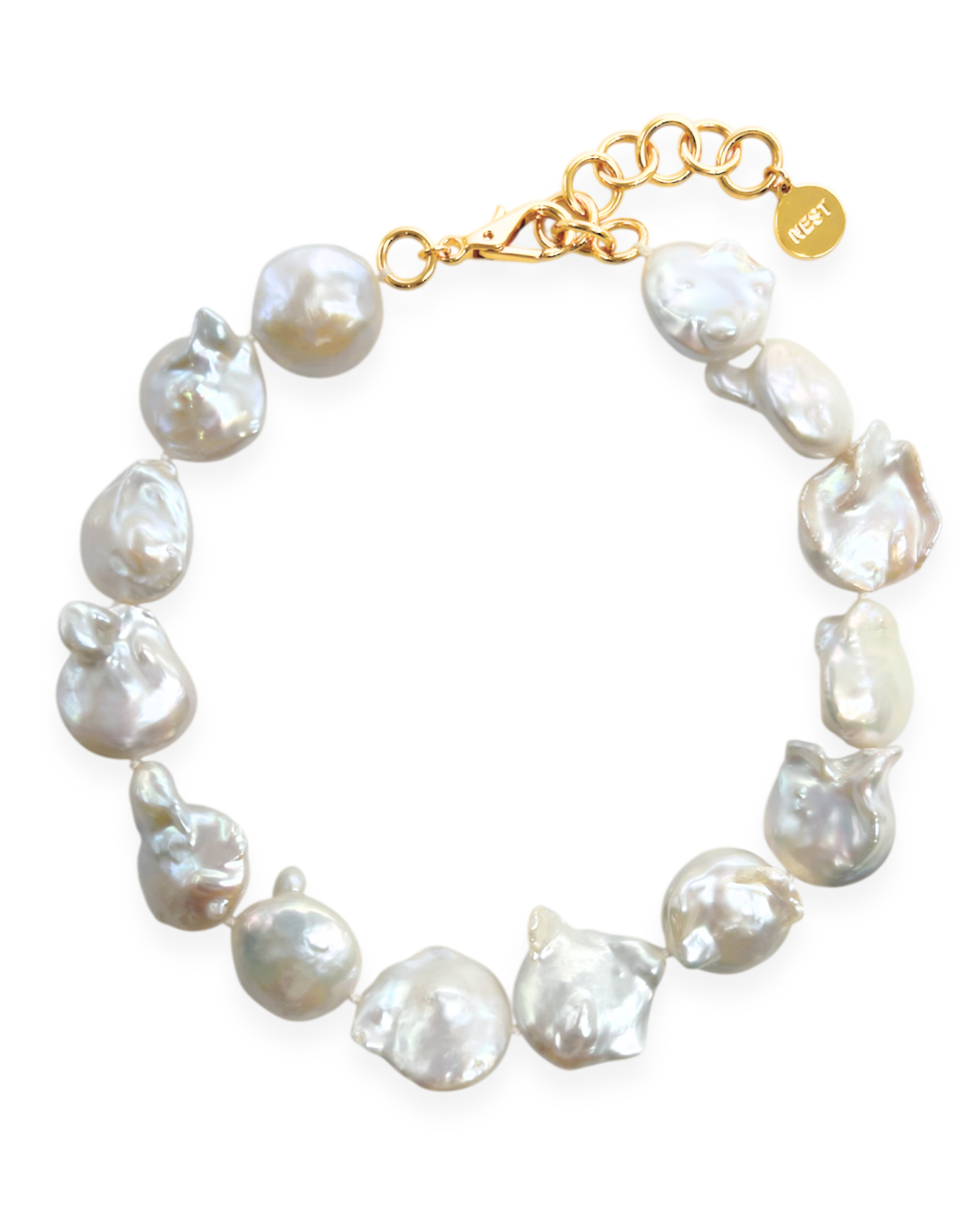 Baroque Pearl Statement Strand Necklace