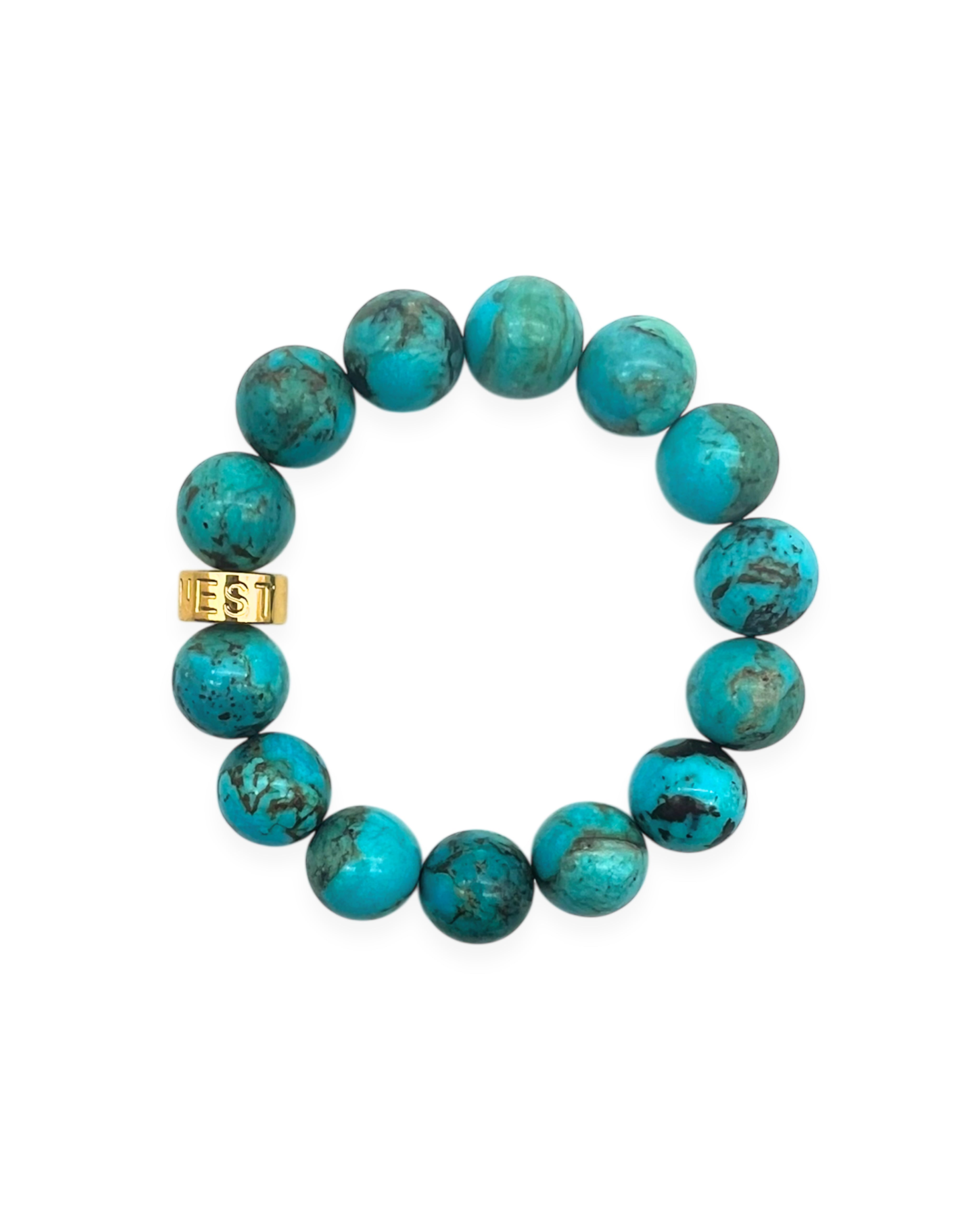 Turquoise Statement Stretch Bracelet