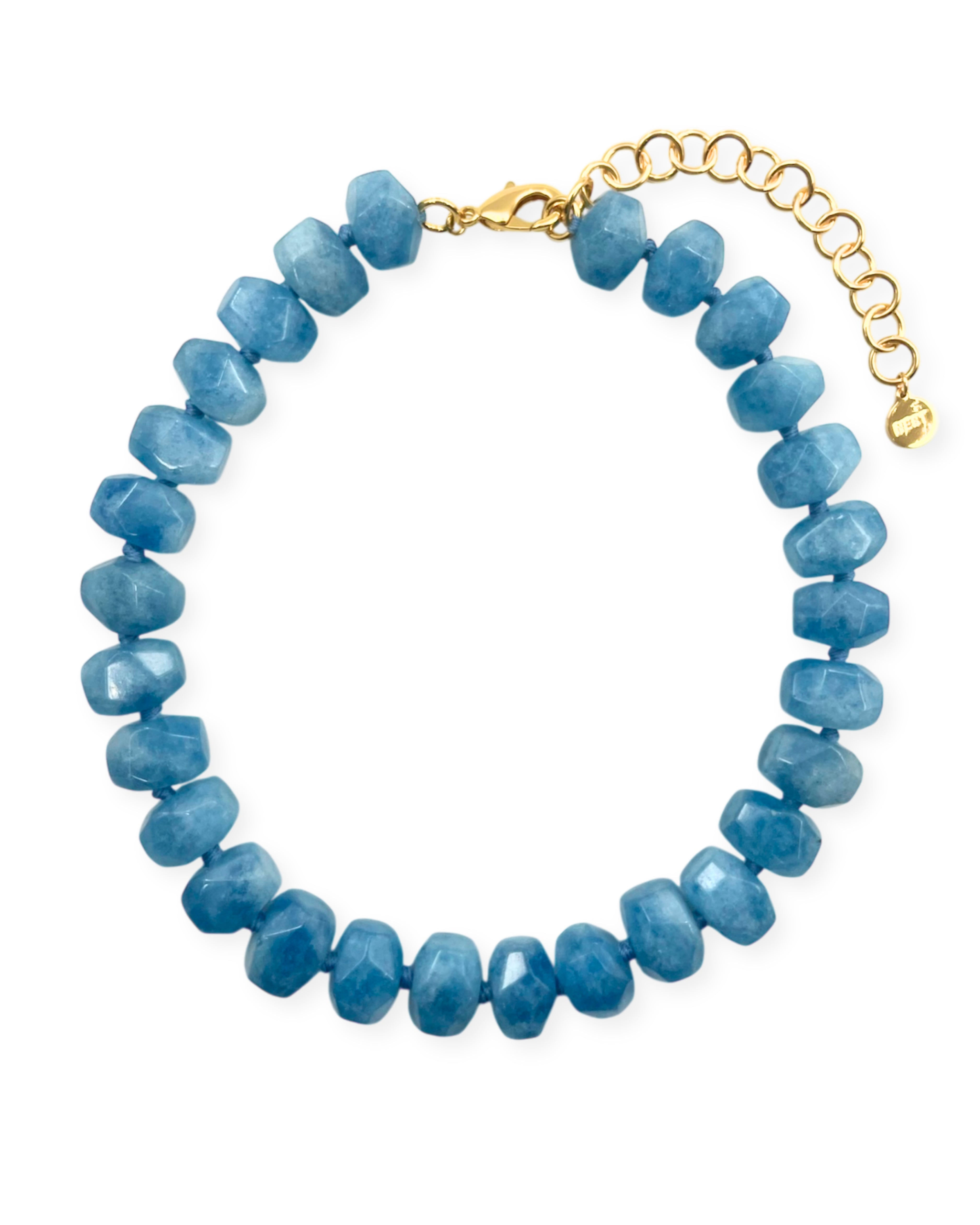 Blue Quartz Strand Necklace
