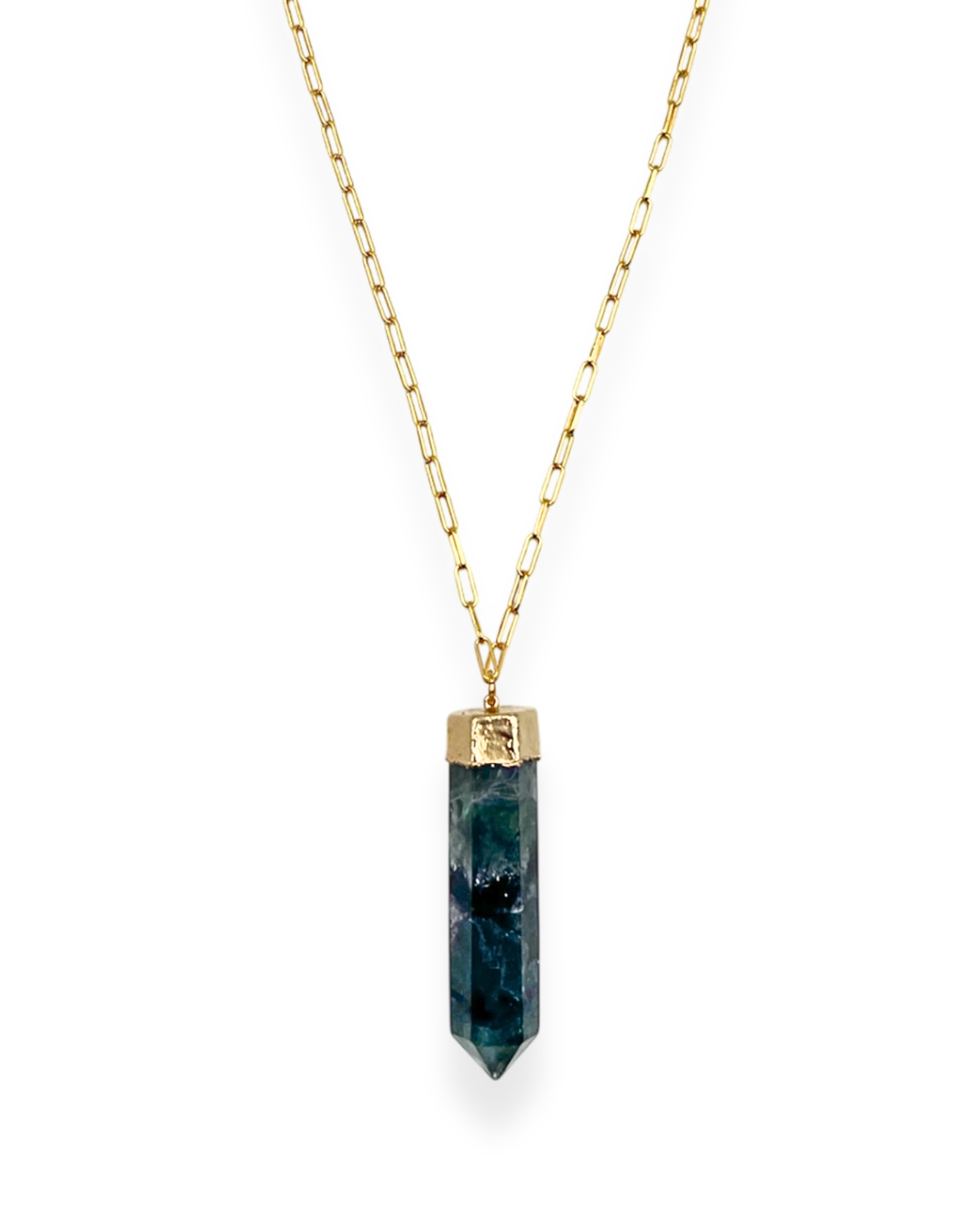 Fluorite Pendant Necklace