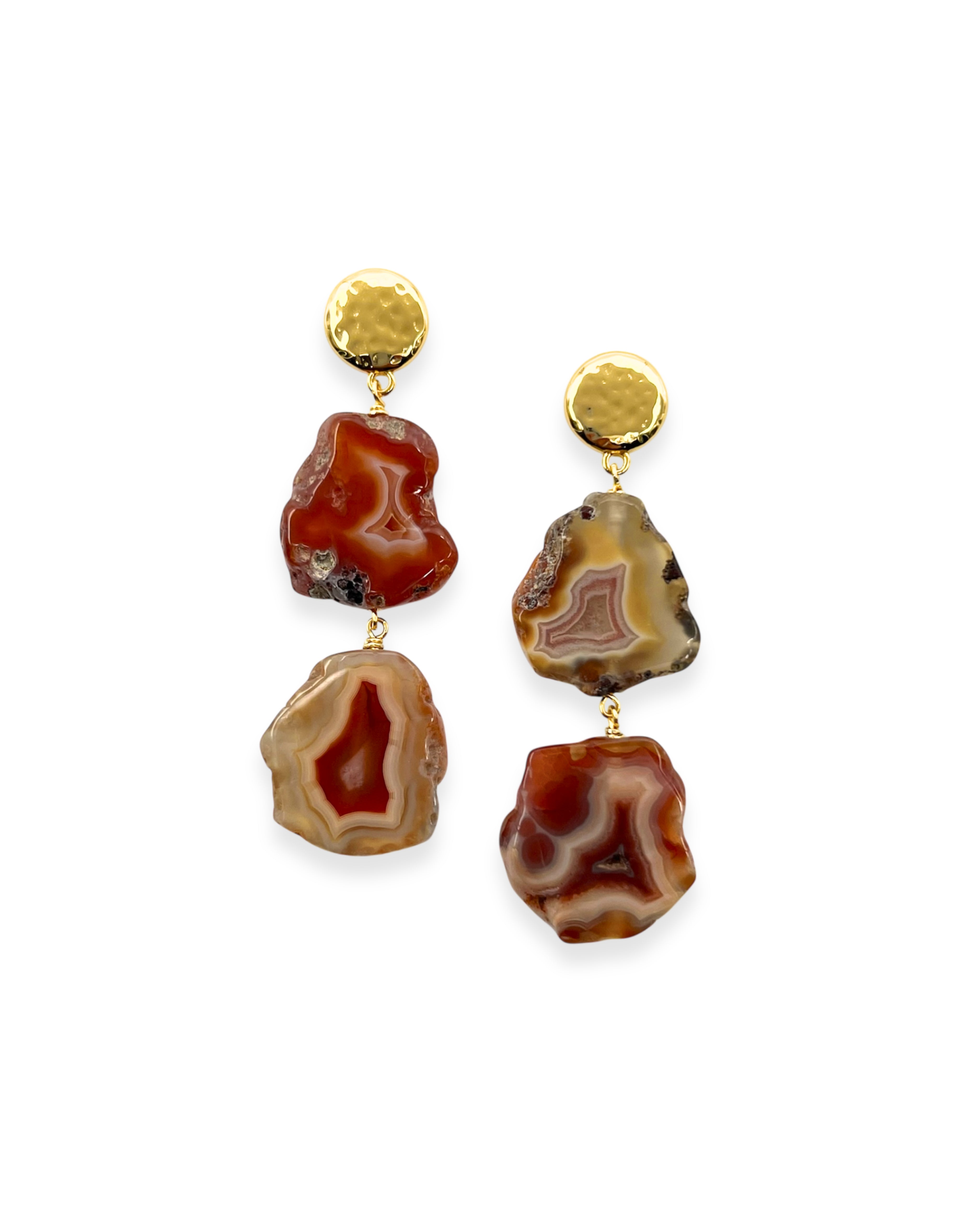 Agate Drop Earrings